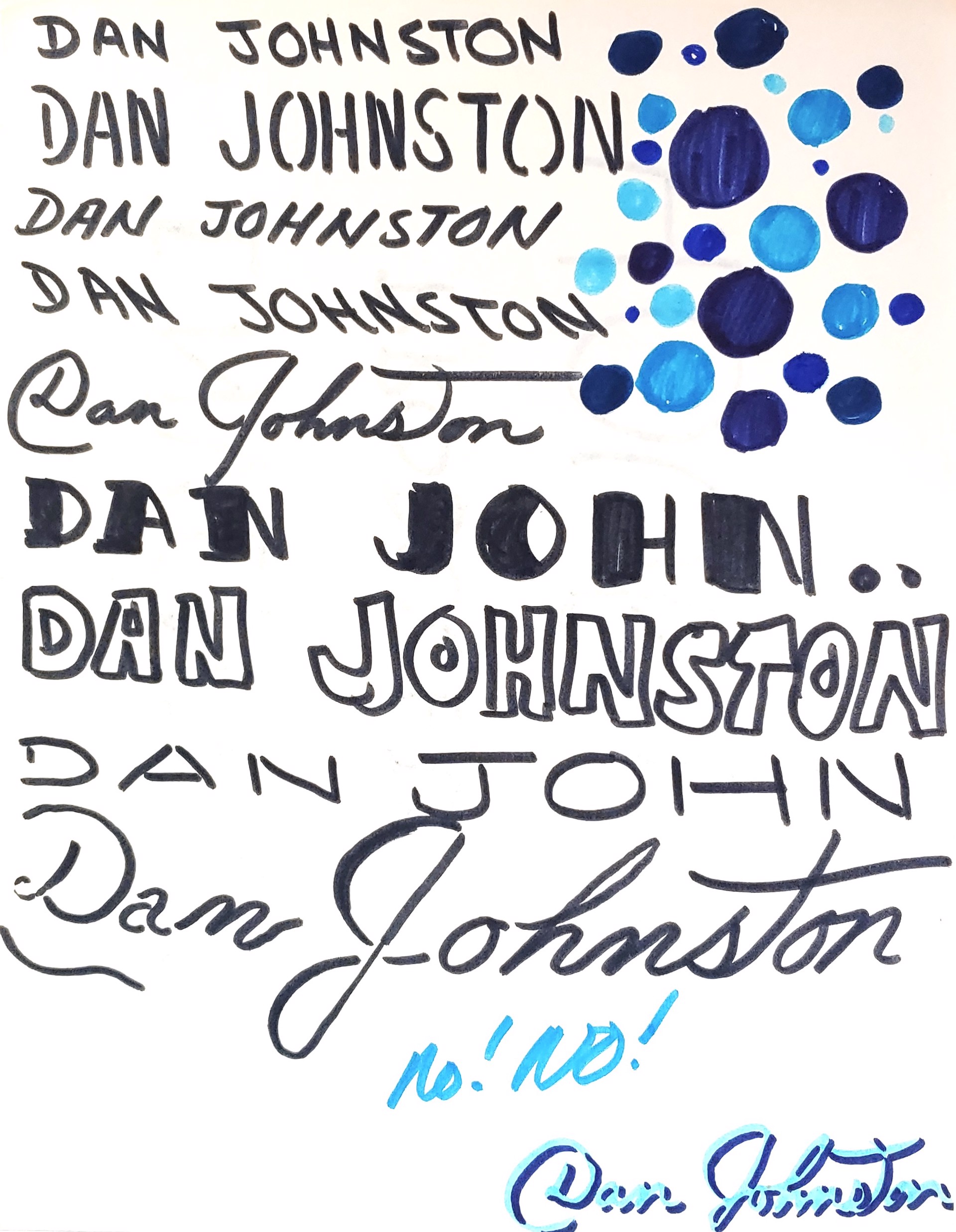Dan Johnston Fonts by Daniel Johnston