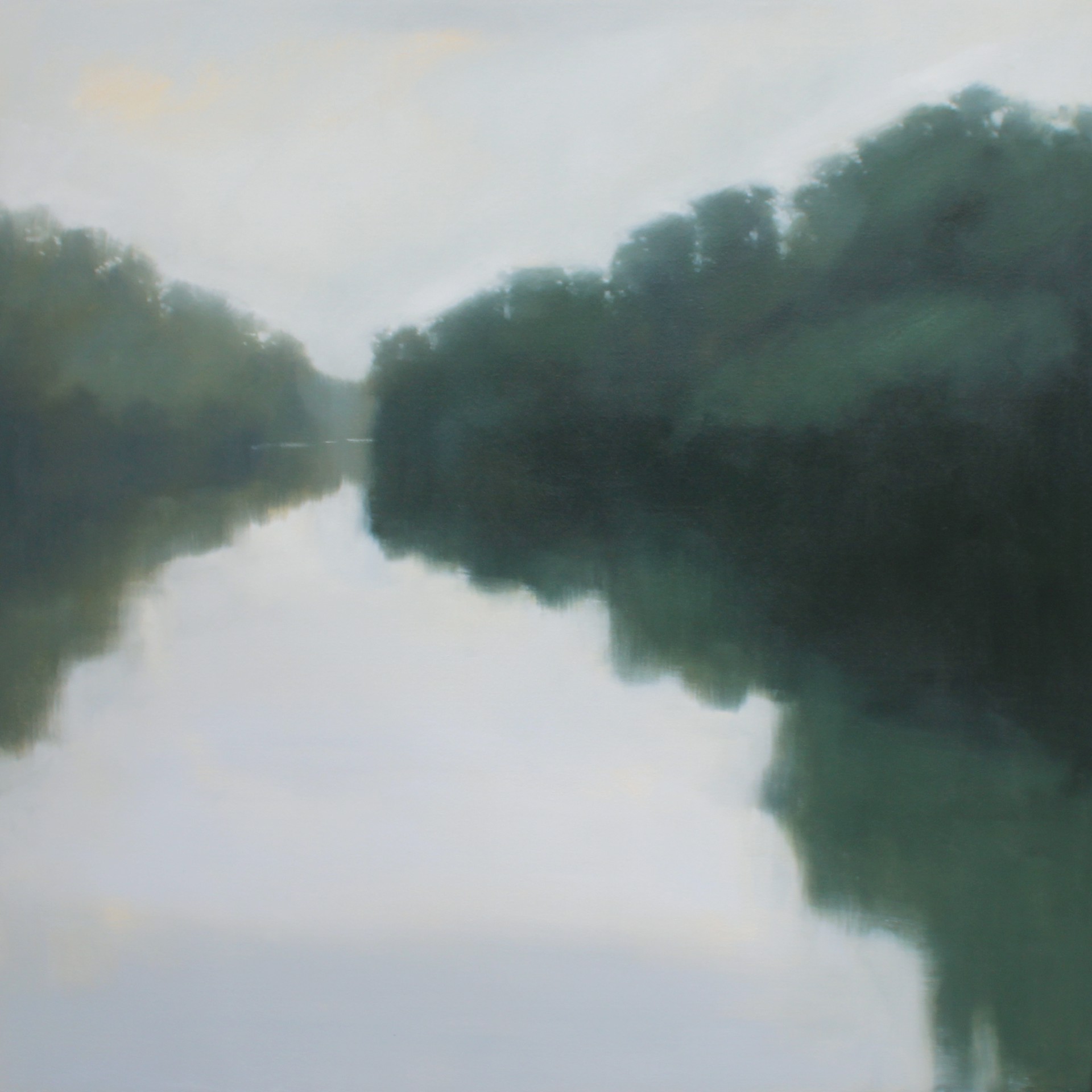 Shady Riverbank by Megan Lightell