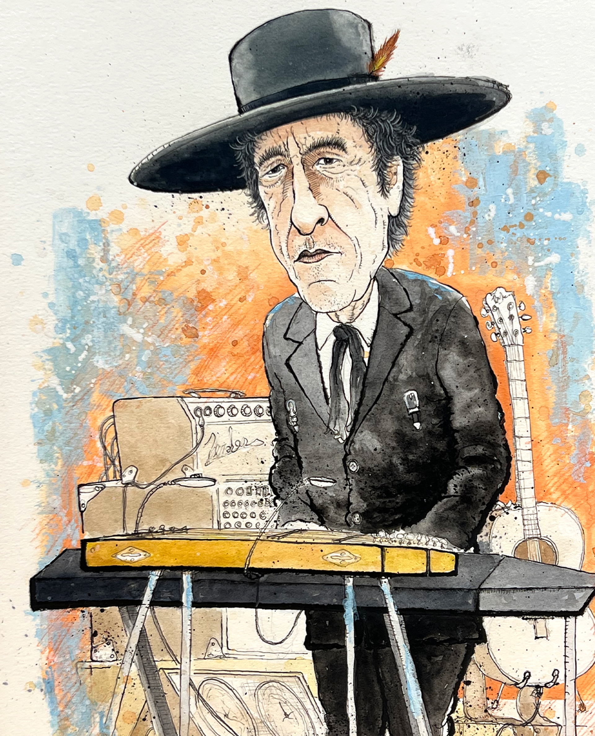 Bob Dylan in Pittsburgh 2008 by Mark Brewer