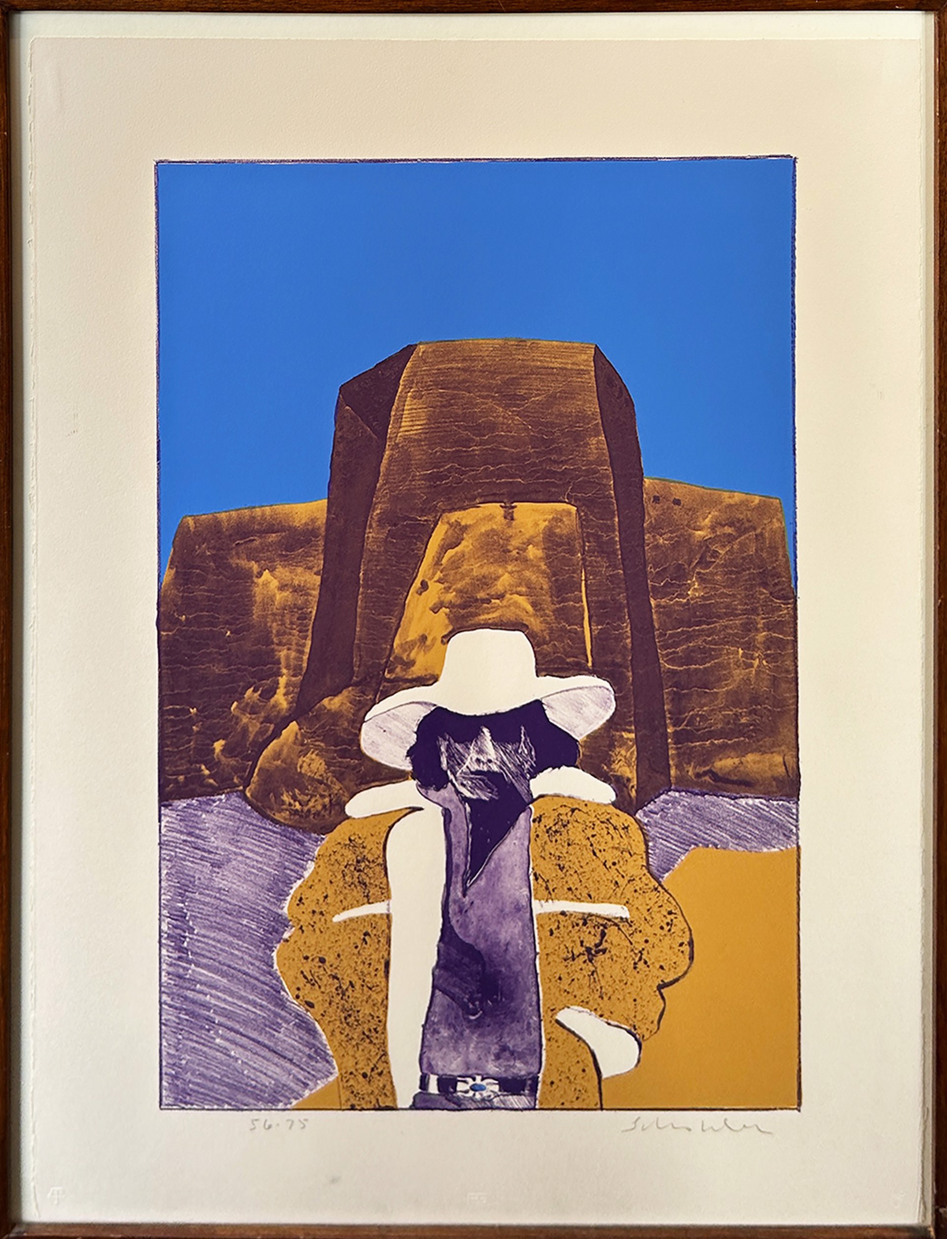 Incognito Artist at Rancho de Taos by Fritz Scholder