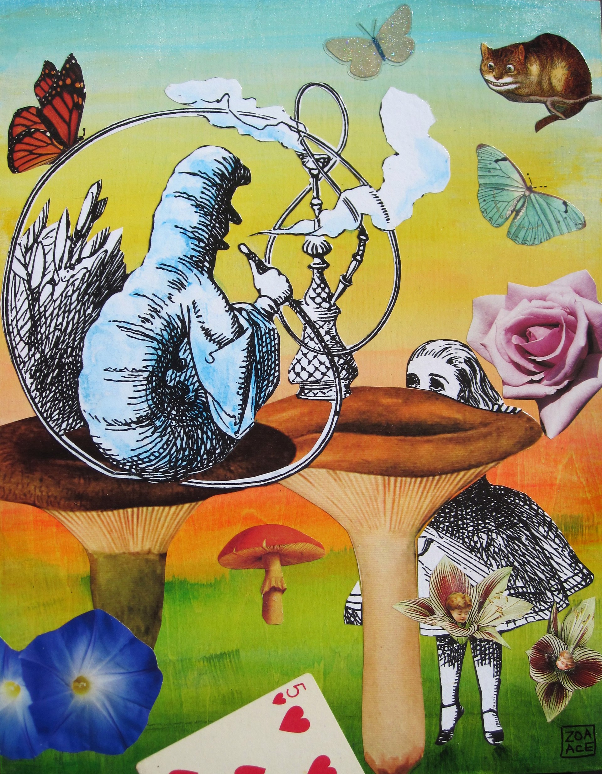 Alice & the Caterpillar by Zoa Ace