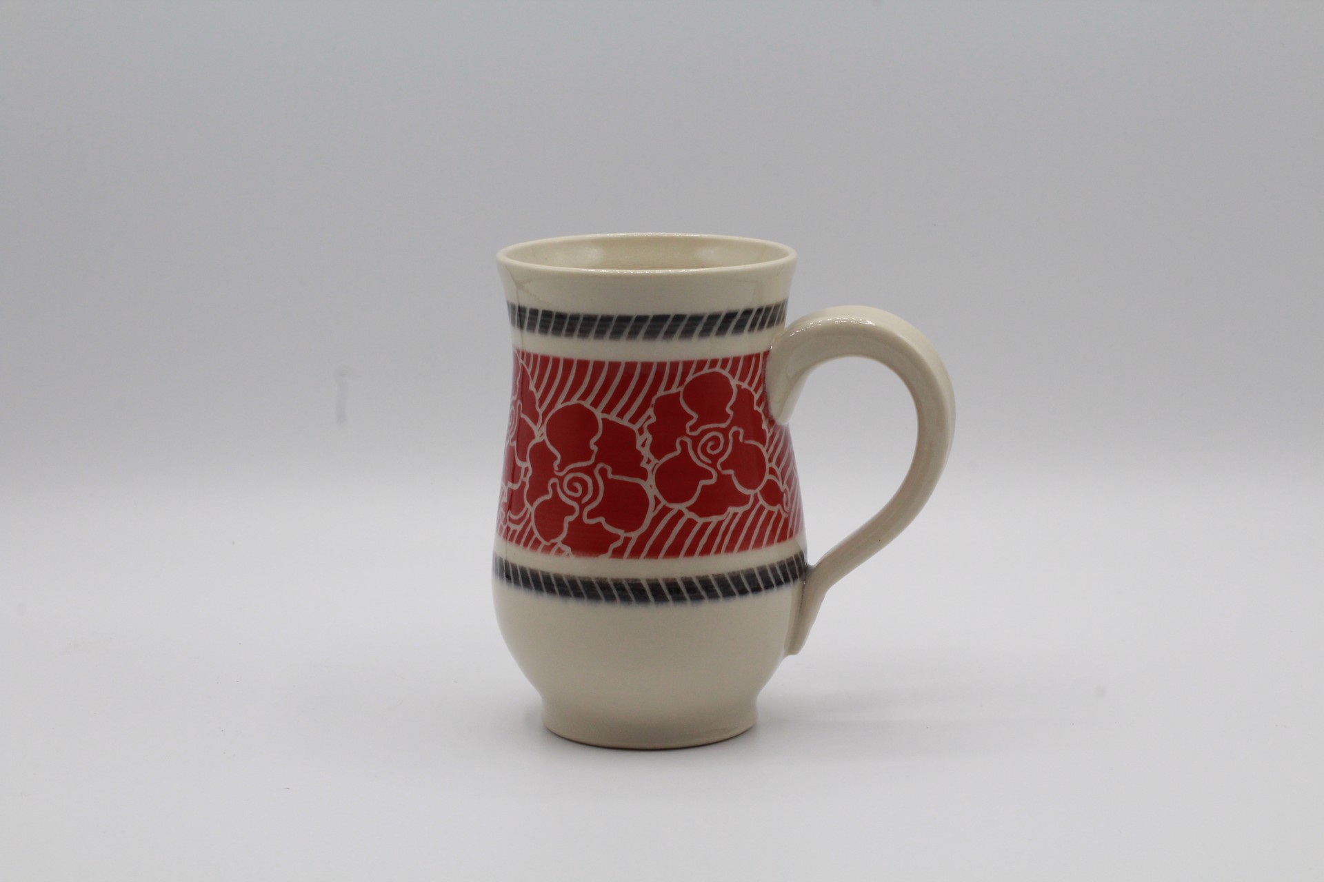 Red Rose Medium Mug by Kelly Price