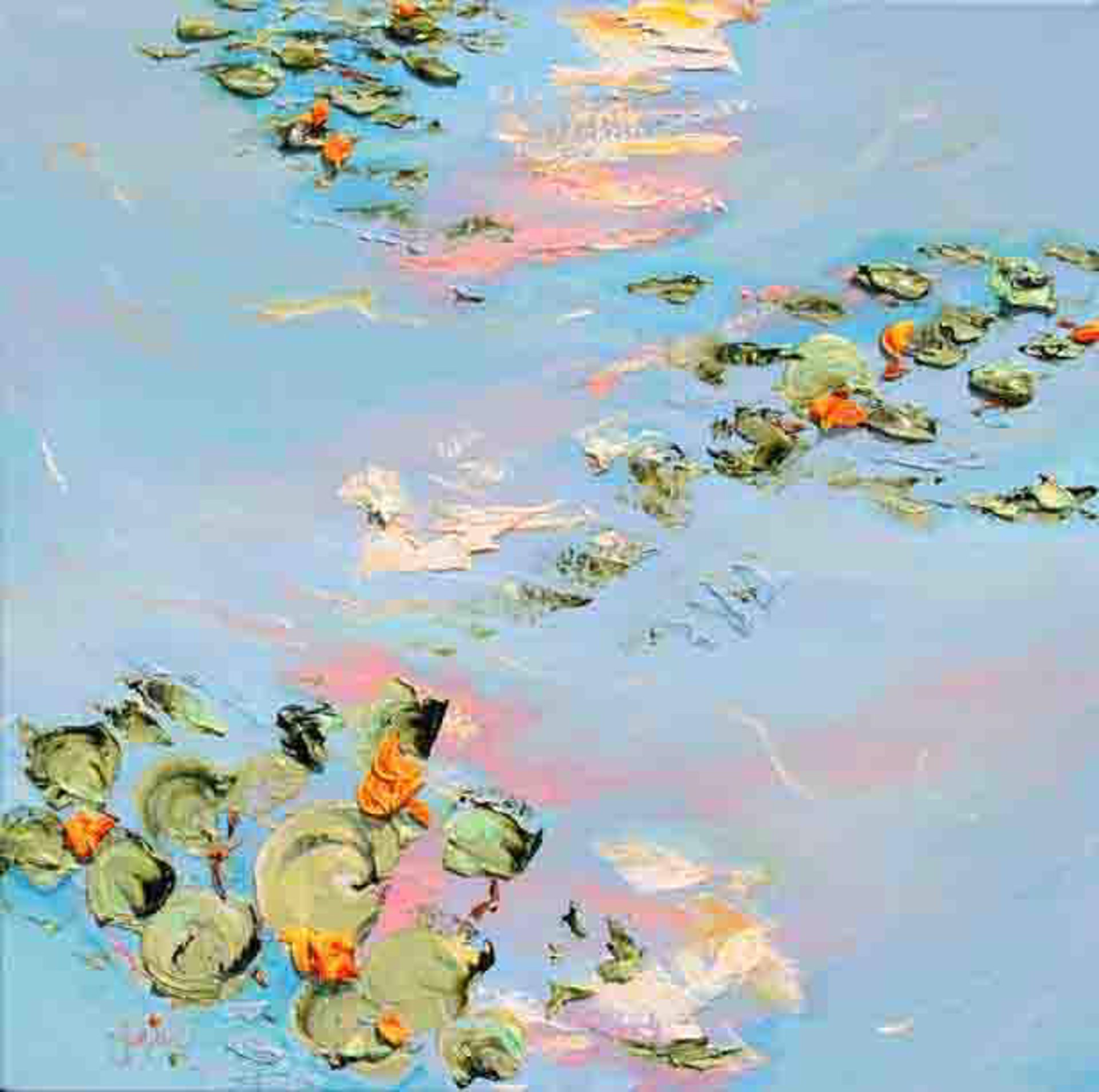 Sky Blue Waterlilies by JD Miller