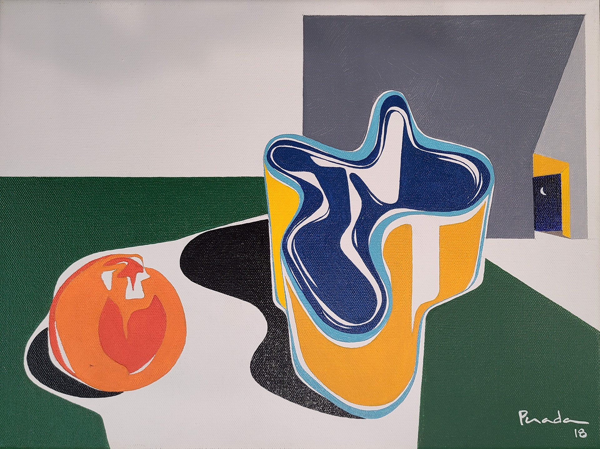 Aalto Vase and Orange by AURELIO POSADA