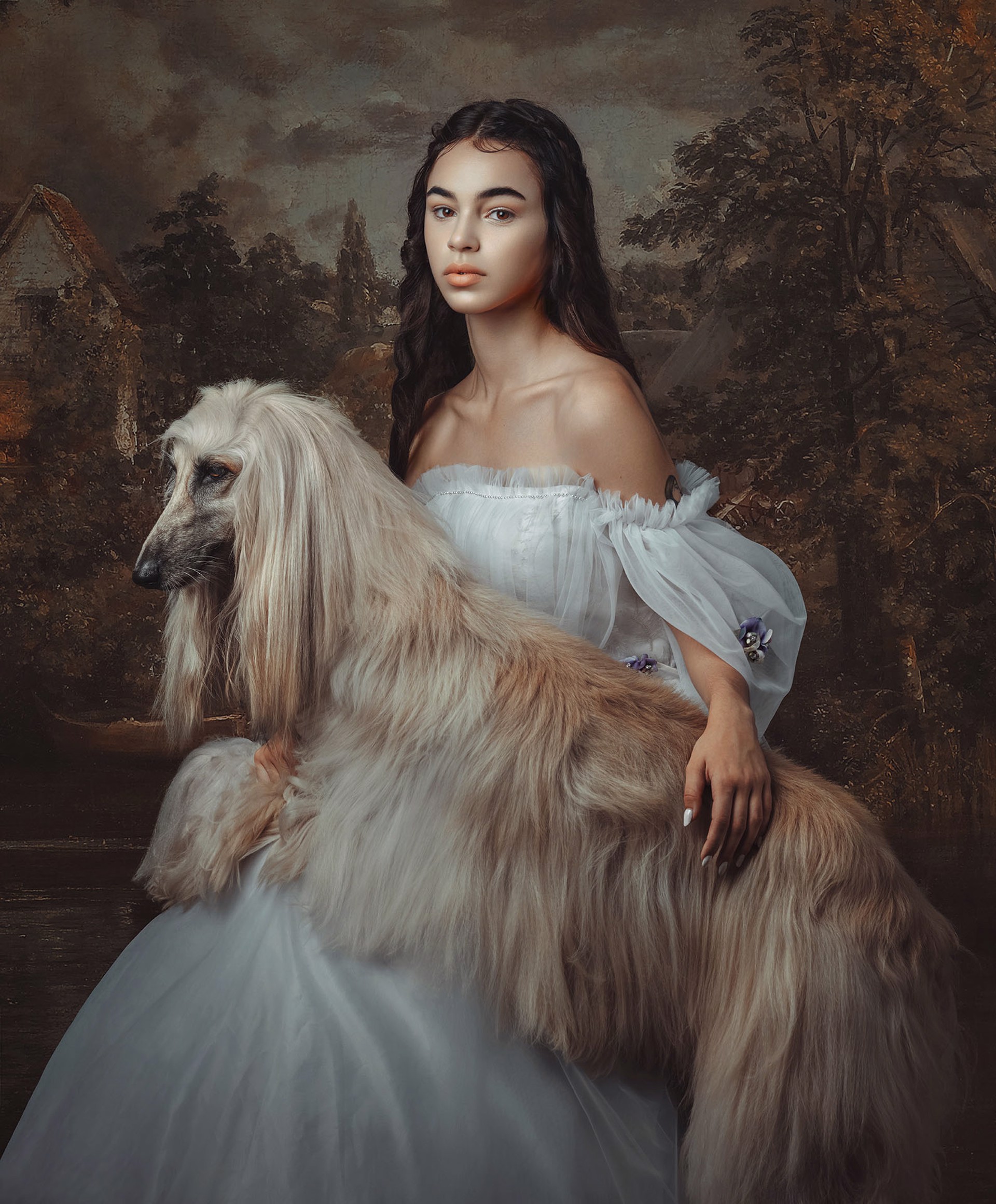 The Lady with a Dog by Carlos Gamez de Francisco