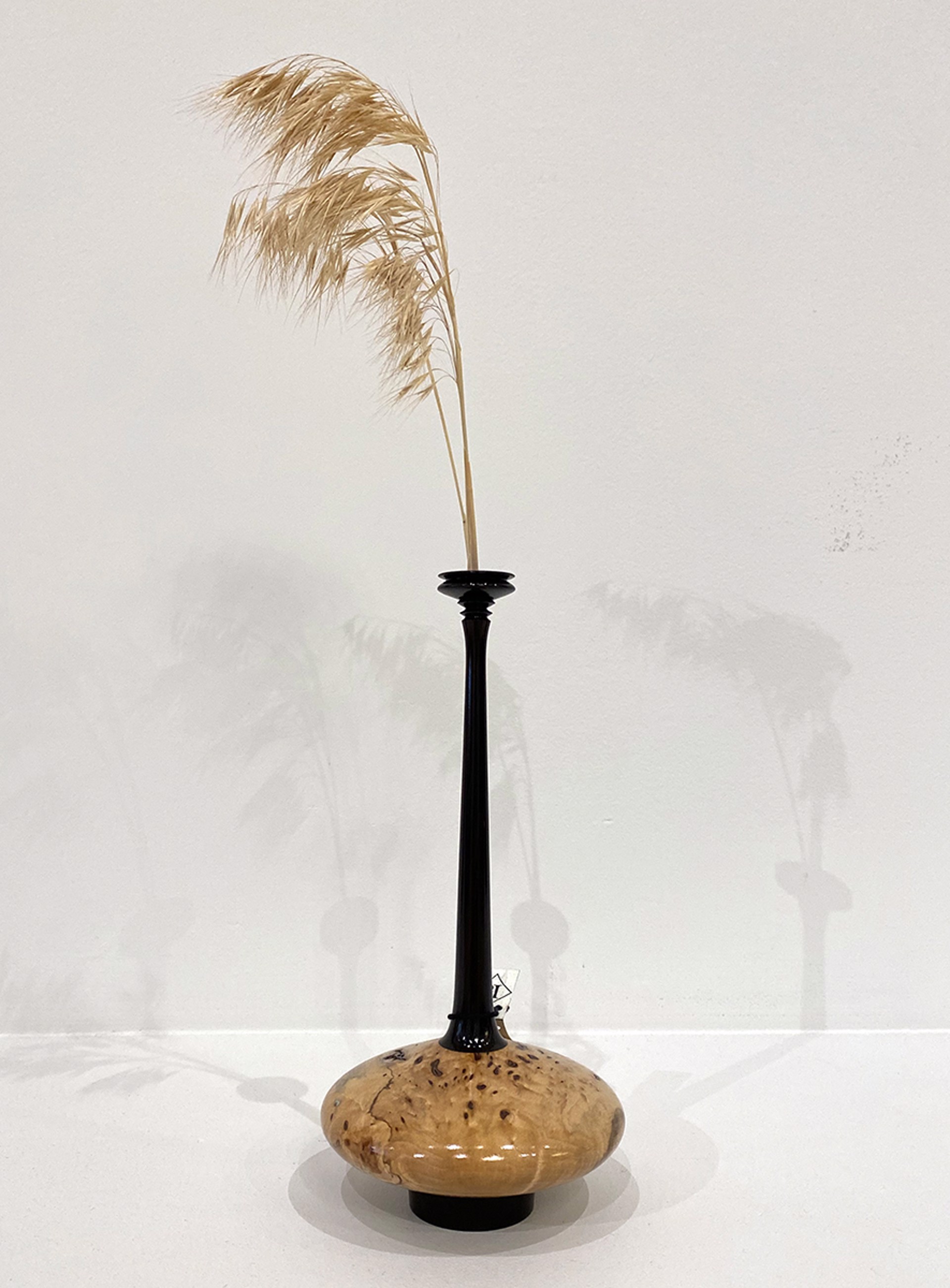 Blackwood and Bird Peck Maple Vase by Paul Gray Diamond