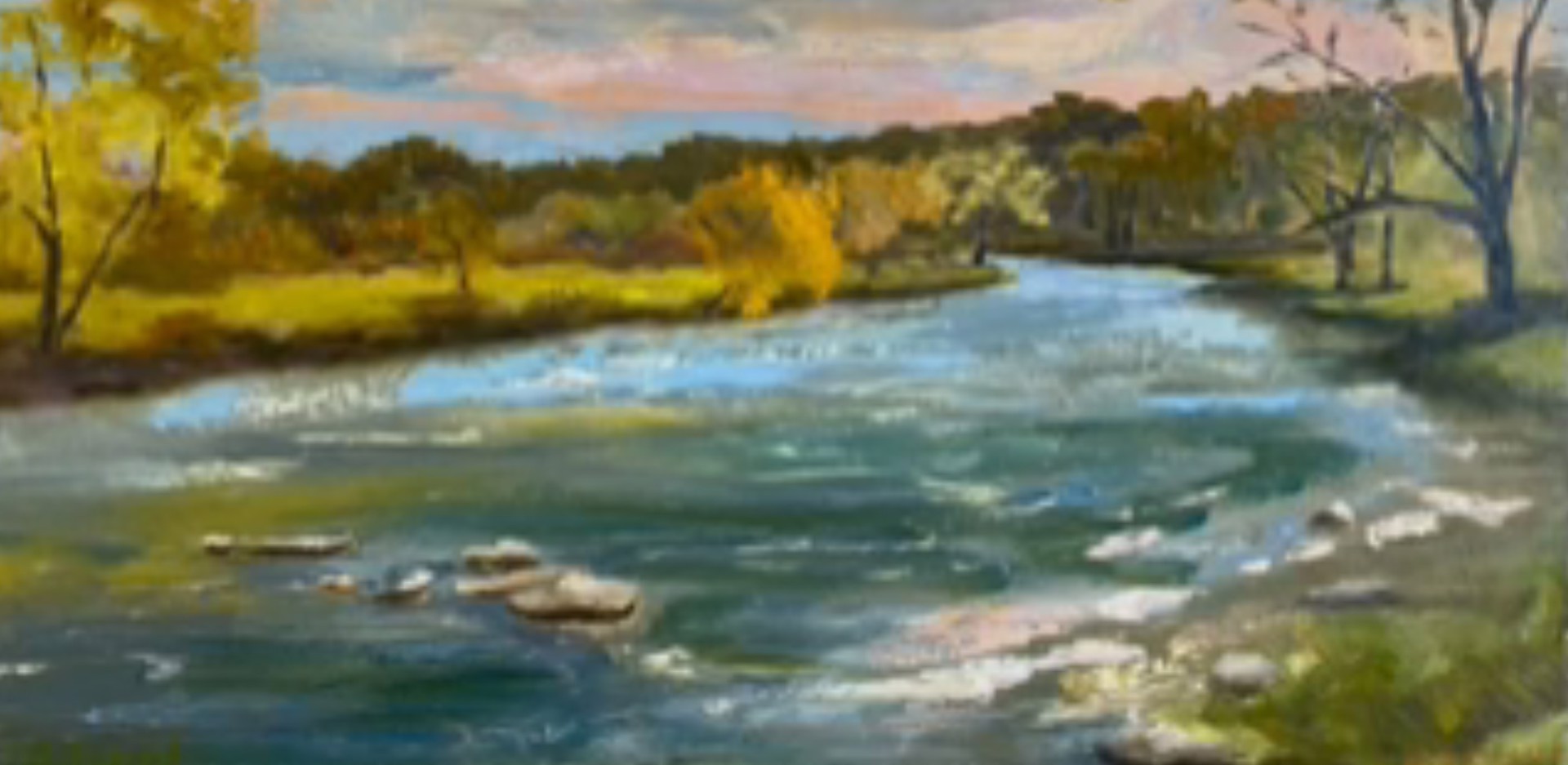 Toccoa River by Mary Jane Huegel