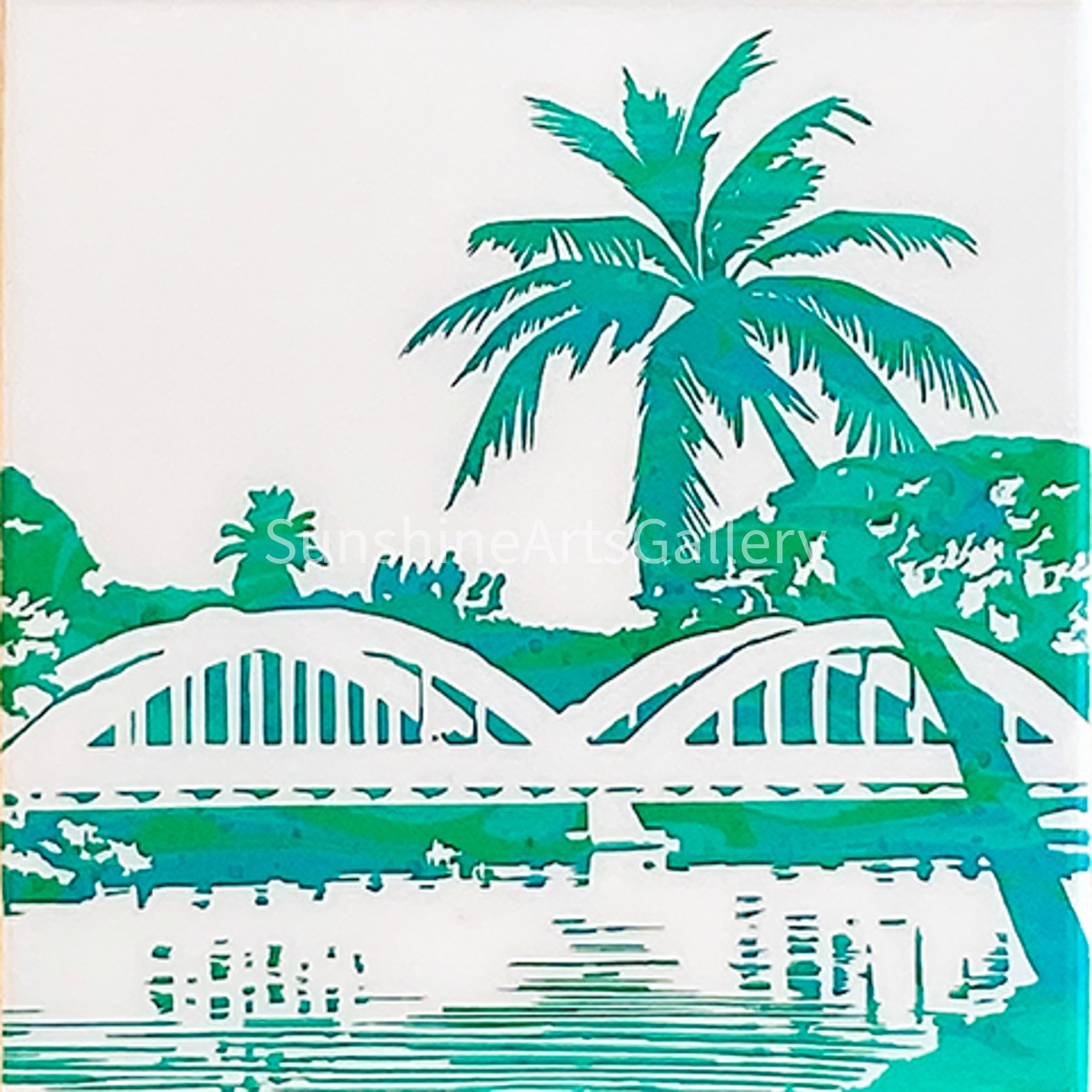 ʻAnahulu Stream Bridge by Pati O'Neal