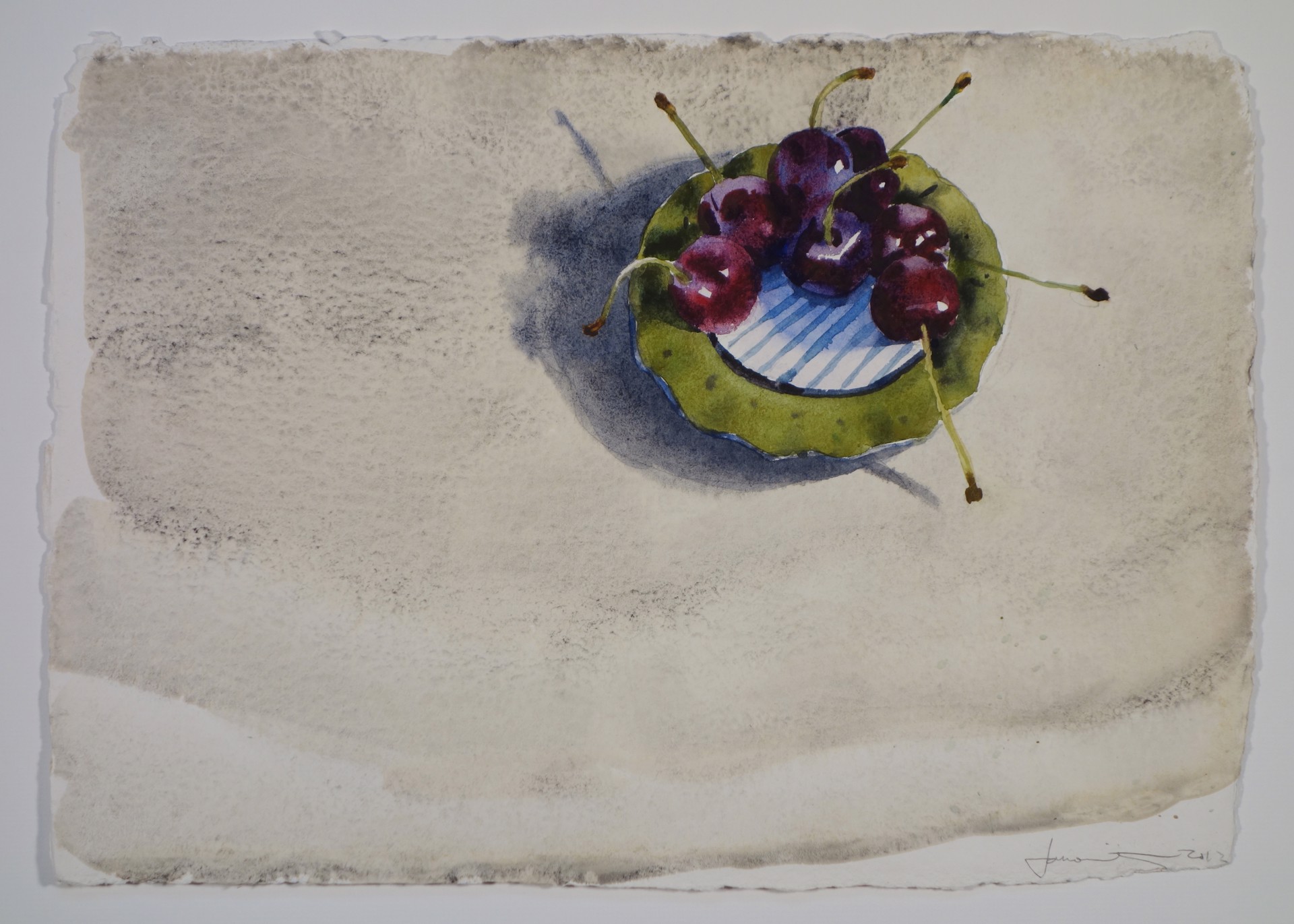 Cherries on Sophia’s Plate by Joel Janowitz