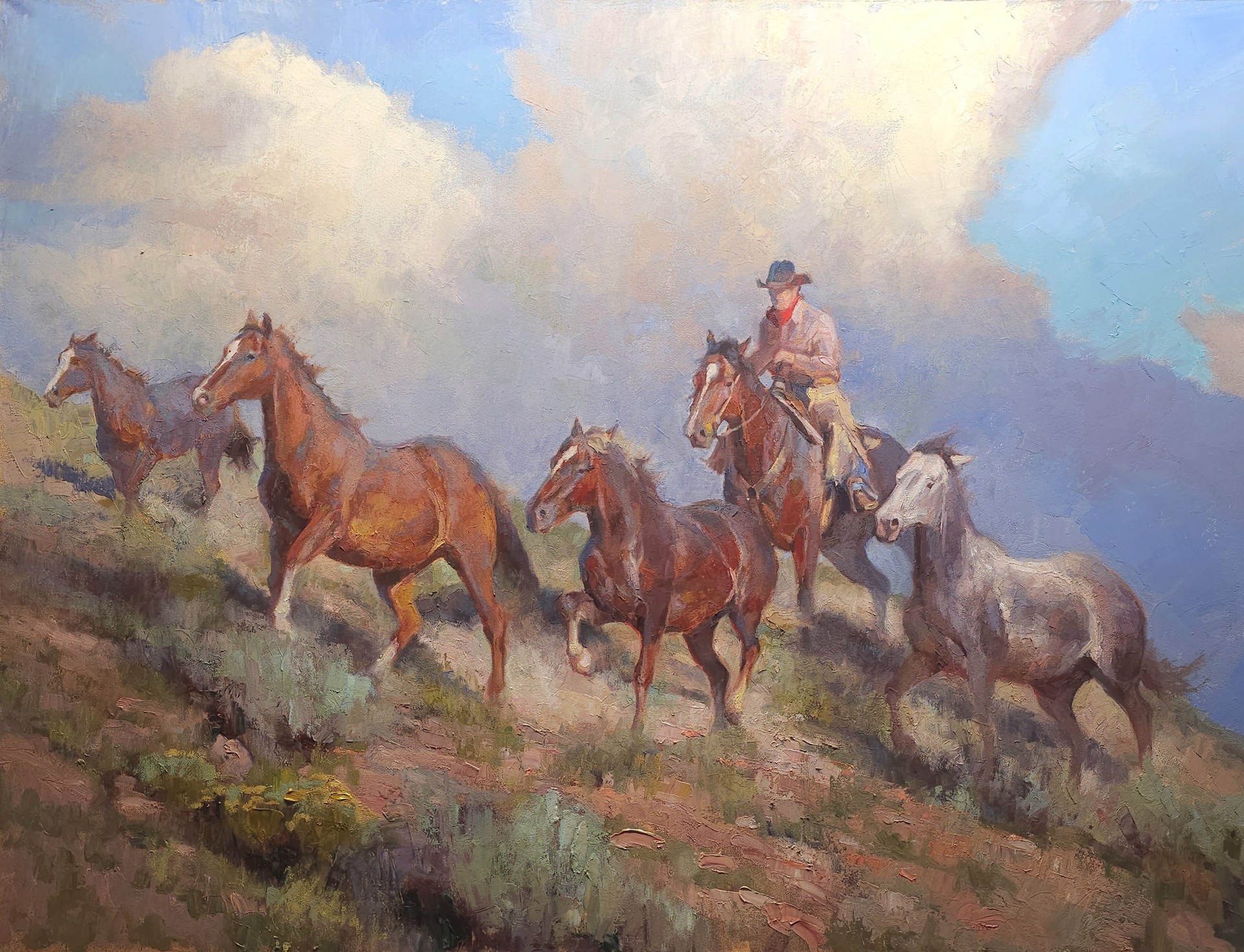 Bringing in the Rough Stock by Rick Kennington