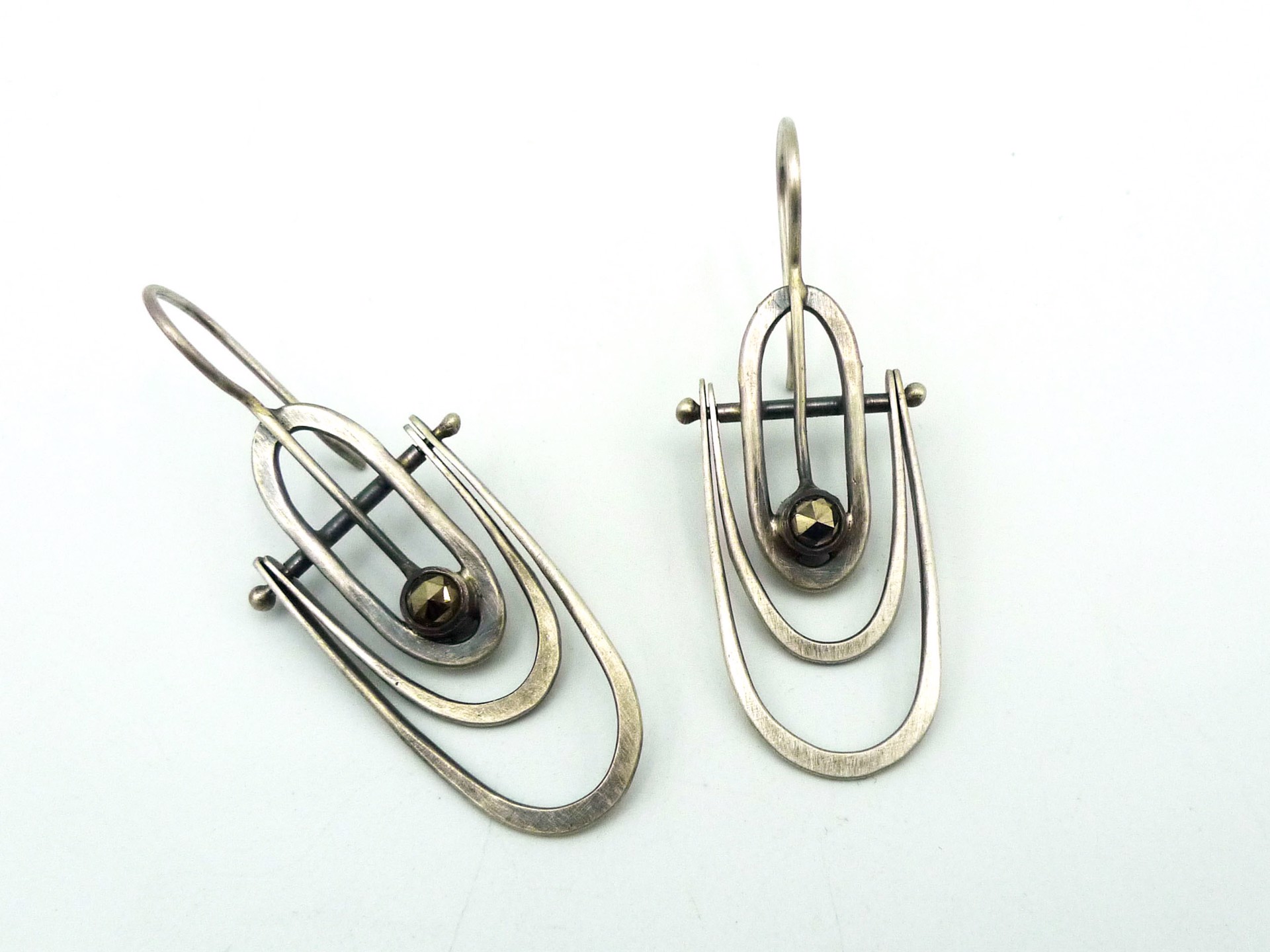 Pyrite Earrings by Danny Saathoff