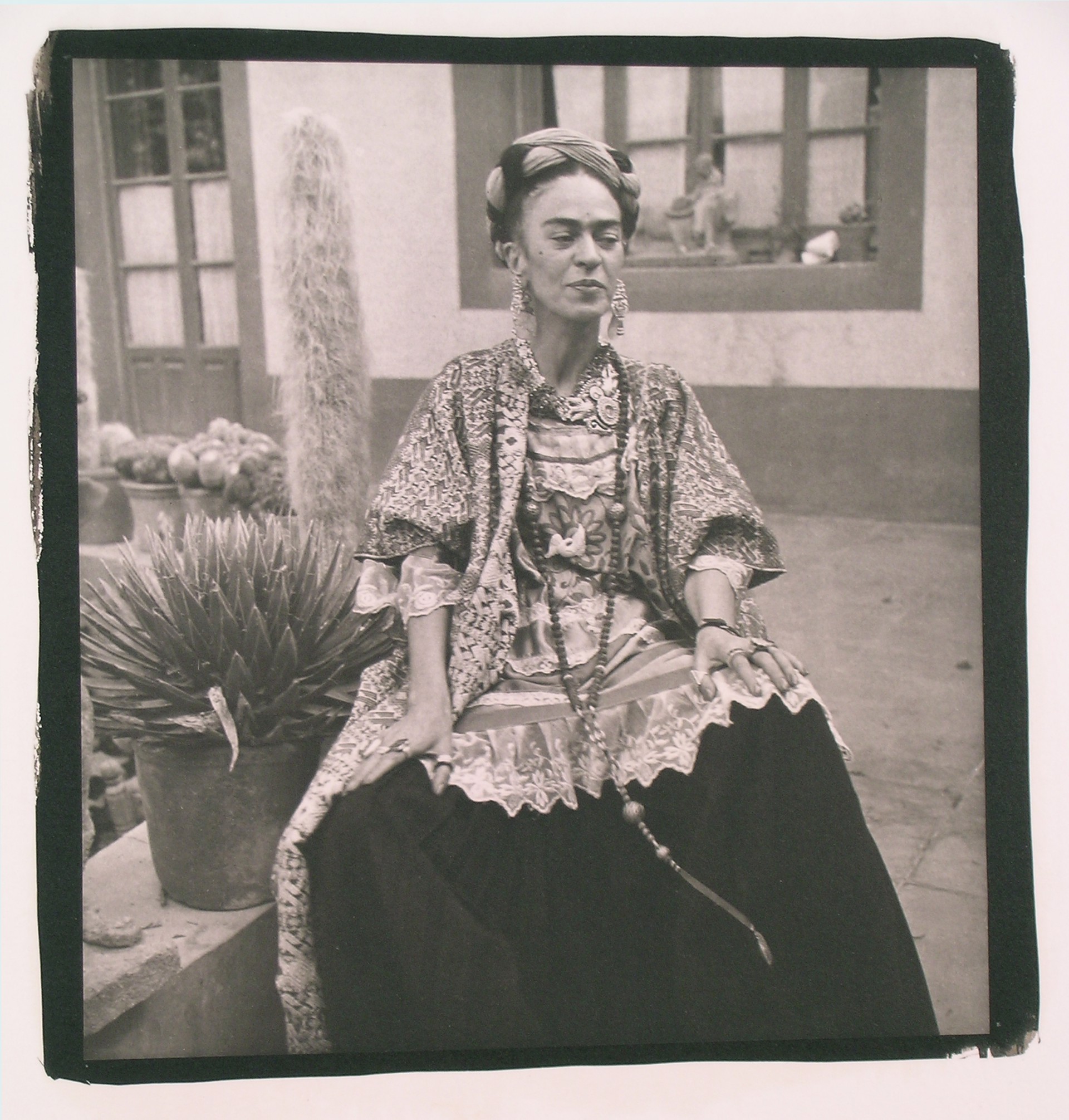 Frida Kahlo in The Garden by Bernice Kolko