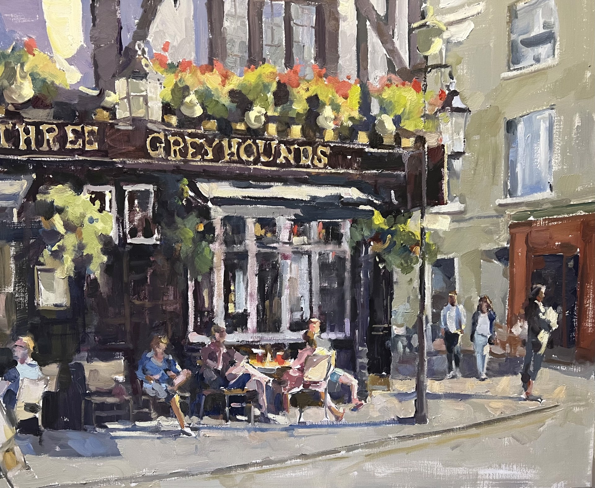 The Three Greyhounds London Pub by Brent Jensen