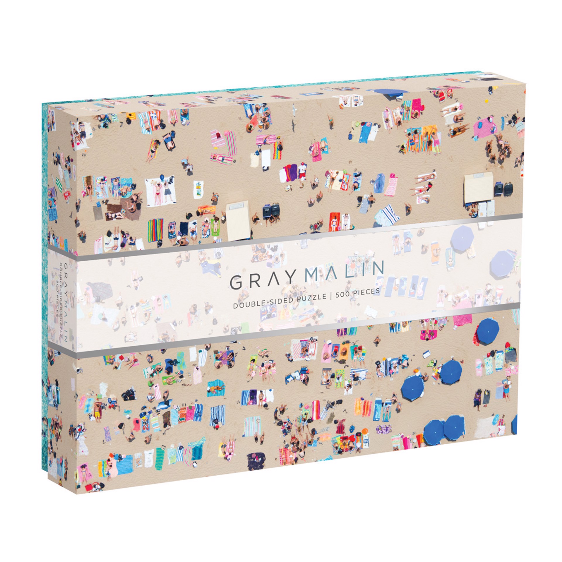 Gray Malin Beach, 2 Sided 500 Piece Puzzle by Gray Malin