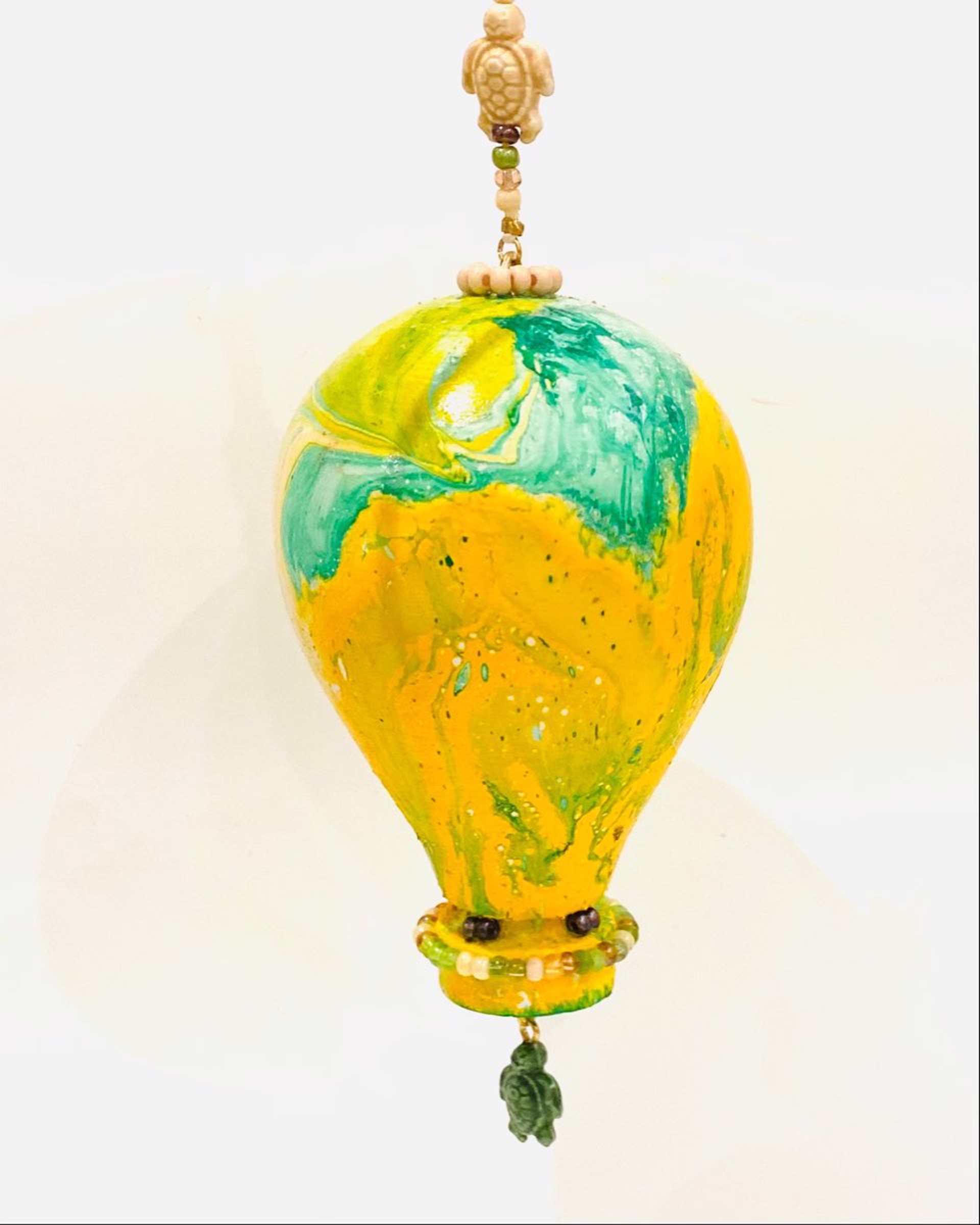 MT22- 51 Whimsical Hot Air Balloon Ornament by Marc Tannenbaum
