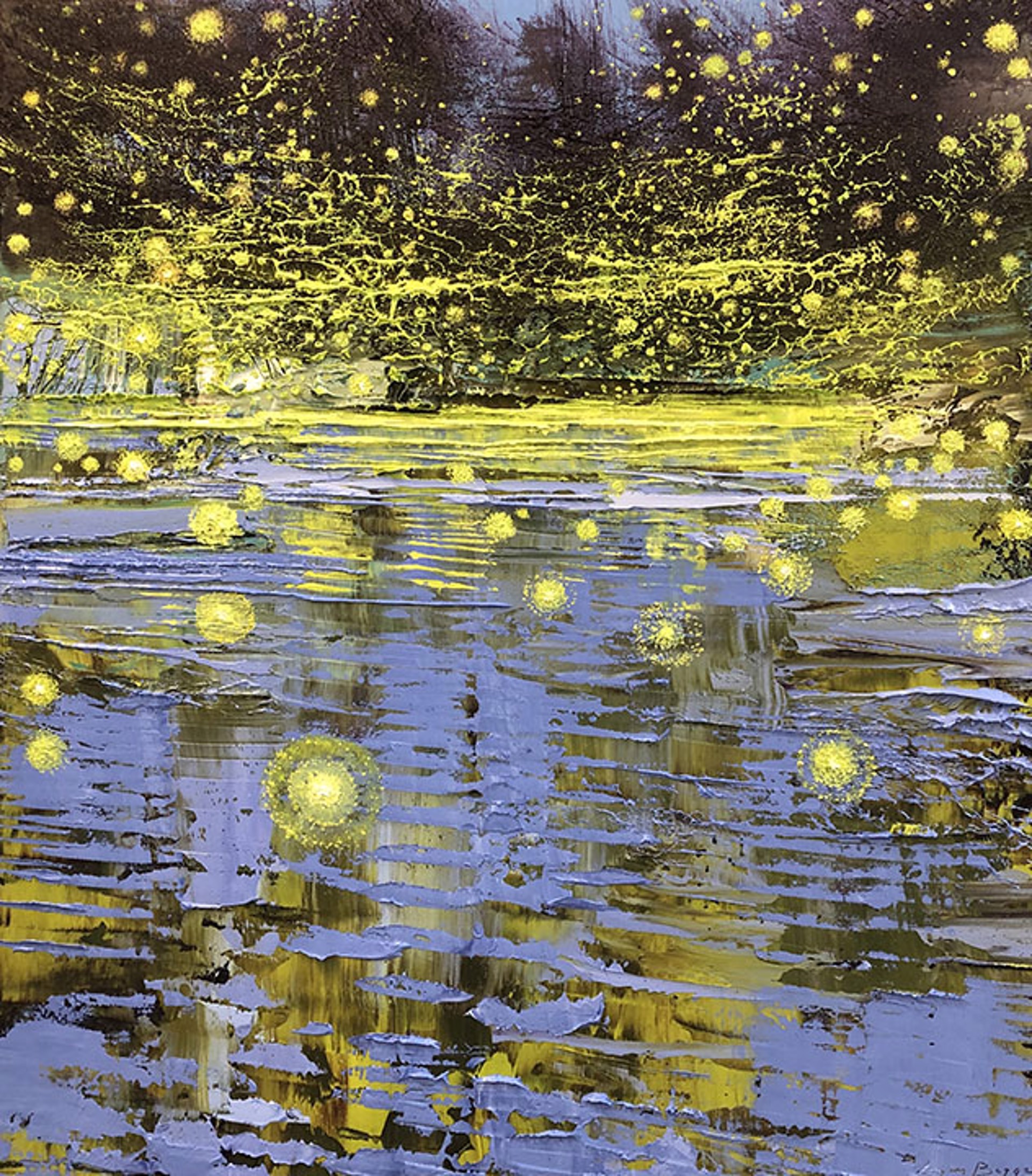 14 August 2020 (Fireflies) by Lynn Boggess