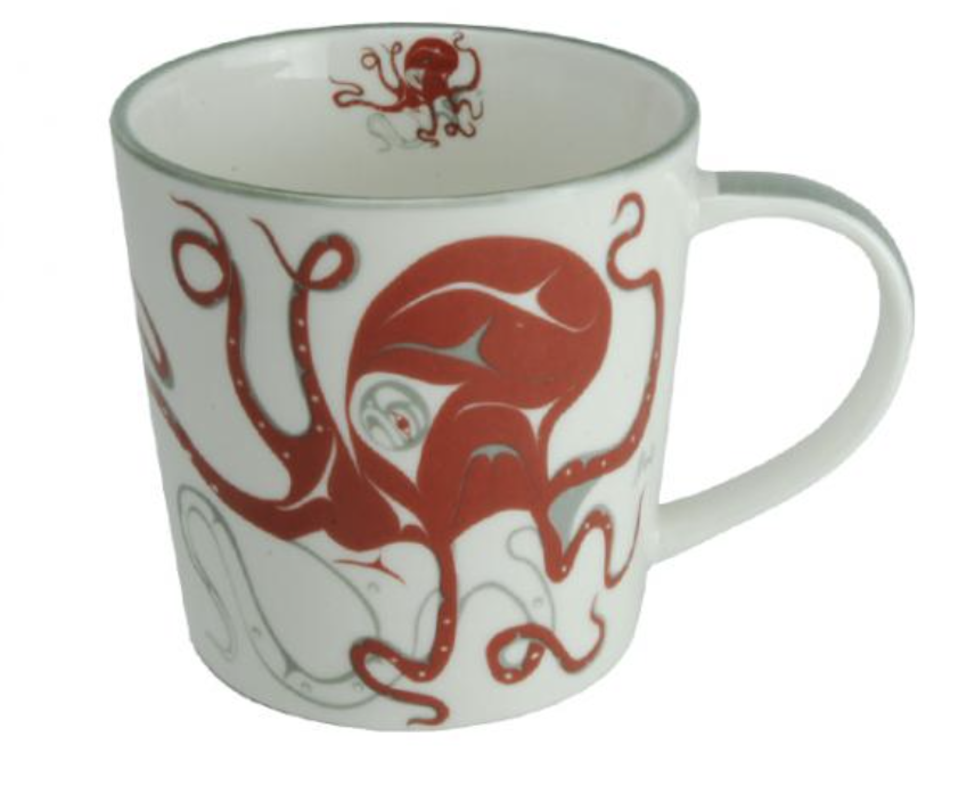 Octopus Ceramic Boxed Mug by Andrew Williams