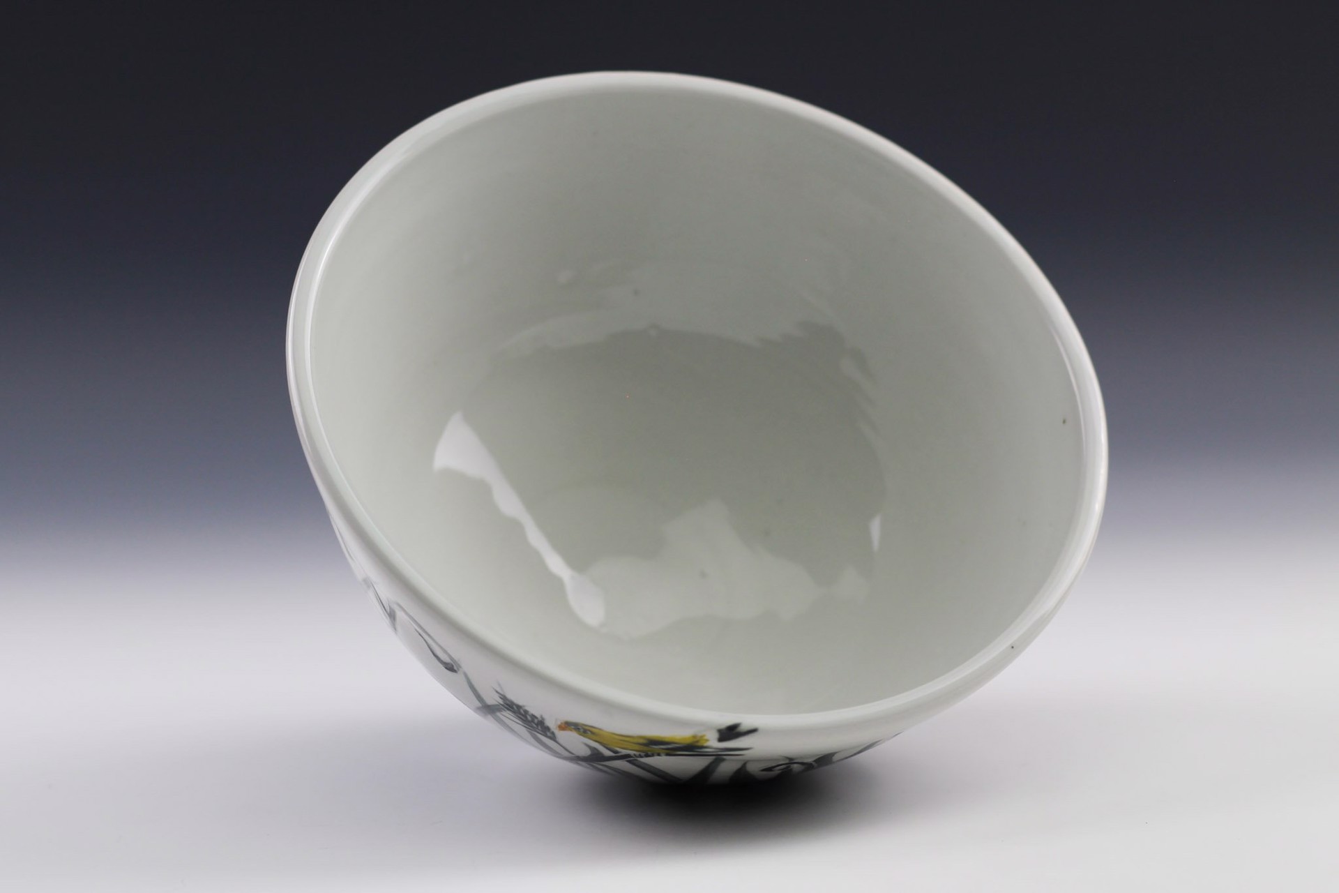 Goldfinch Bowl by Glynnis Lessing