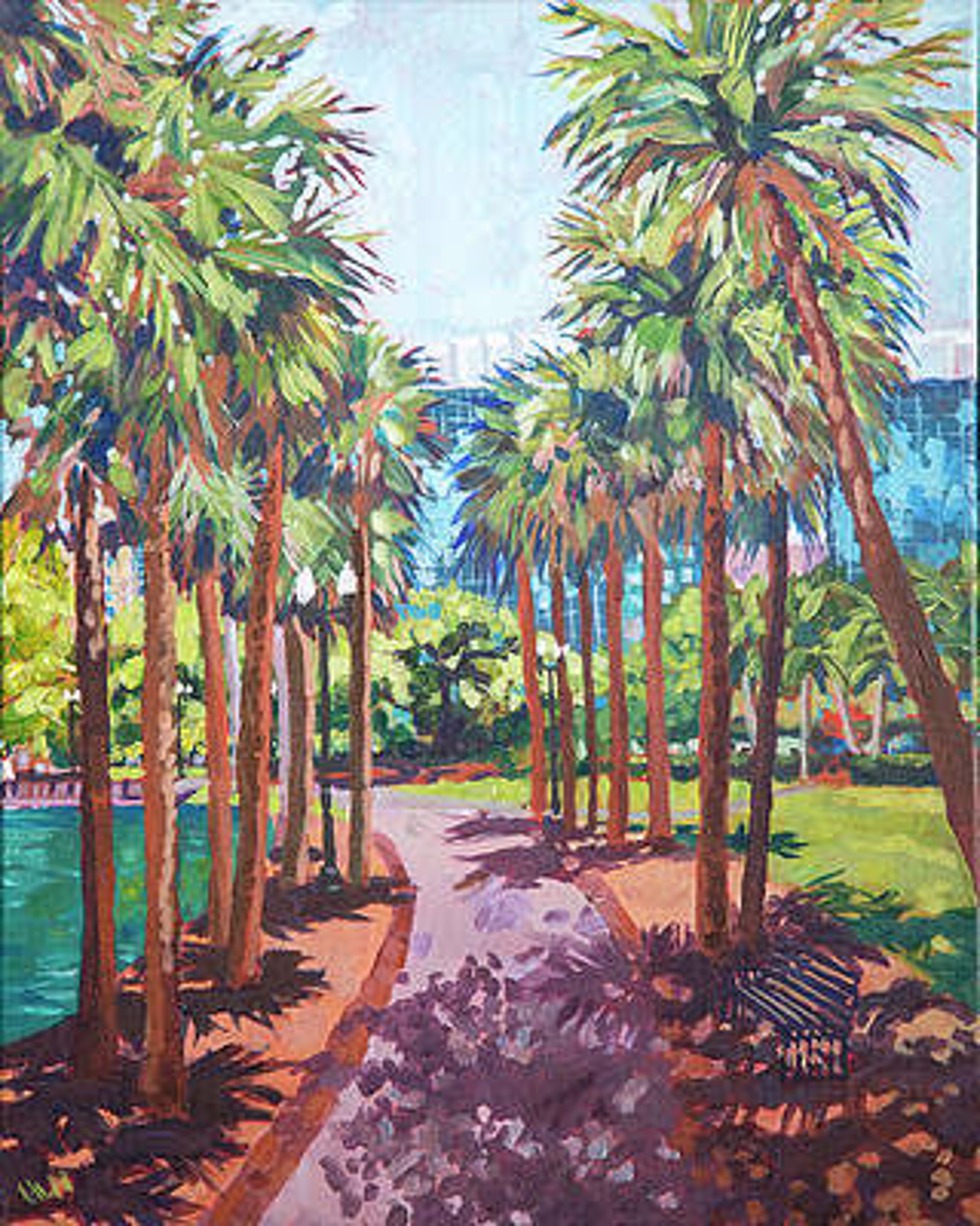 Palm Pathway by Heather Nagy