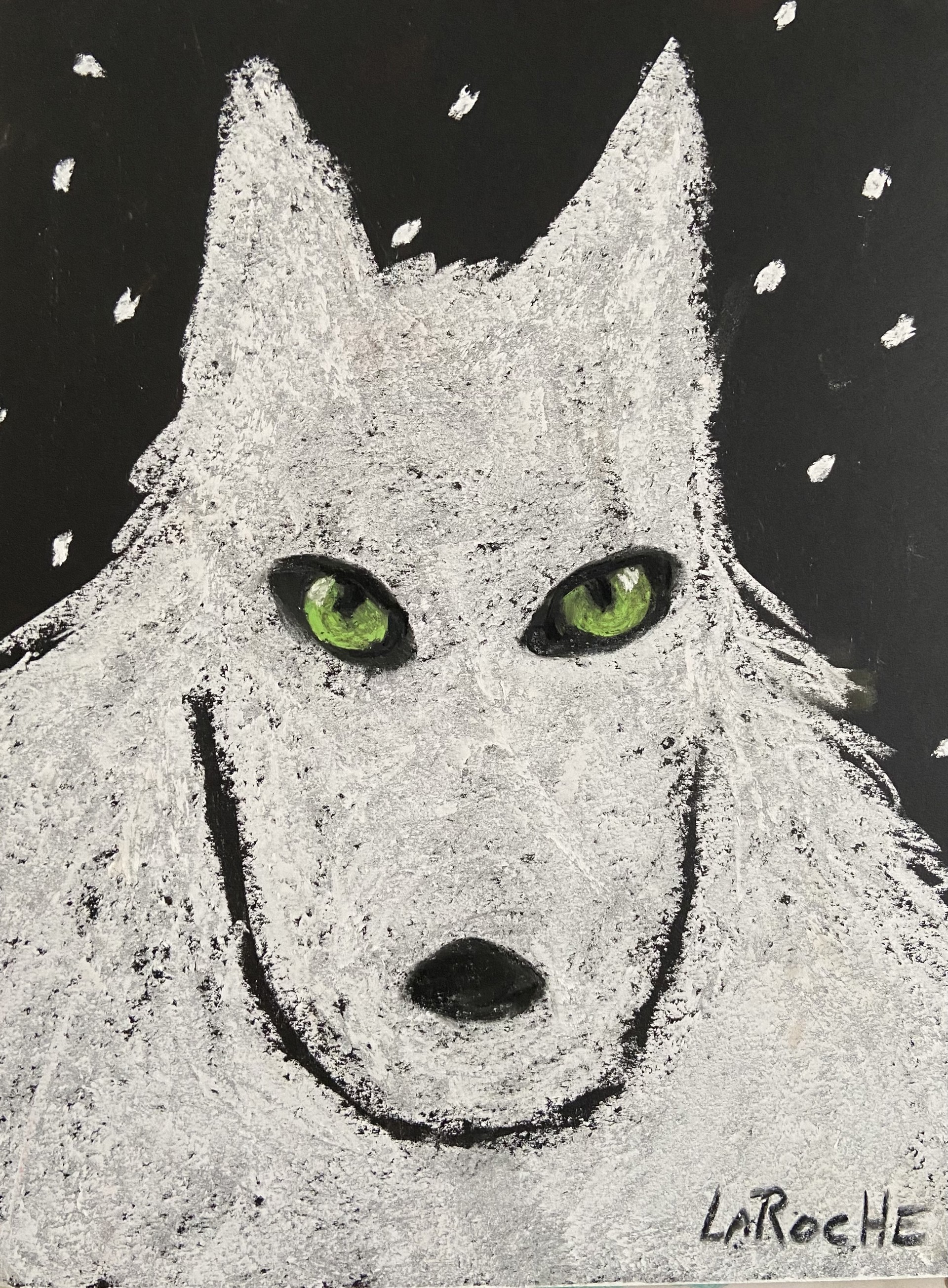 Young Wolves: Snowflake by Carole LaRoche