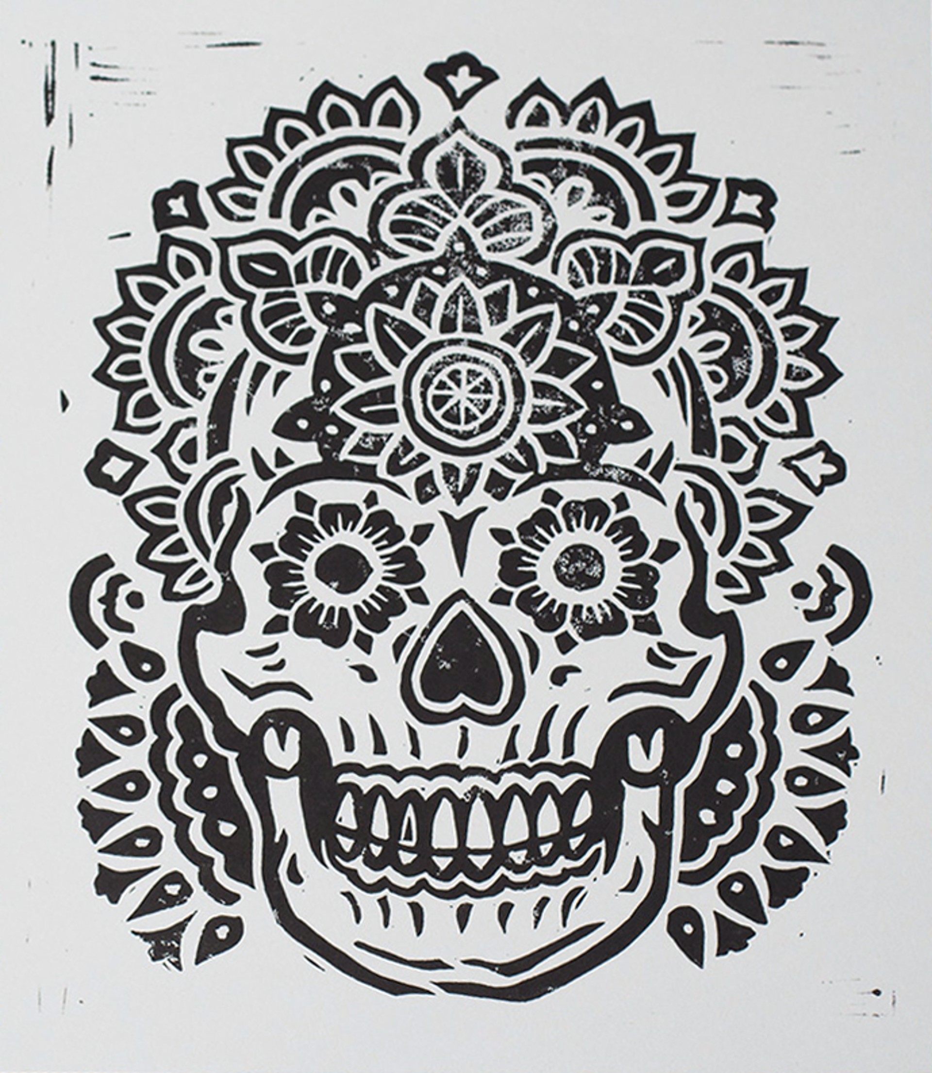 Mandala Skull by Derrick Castle