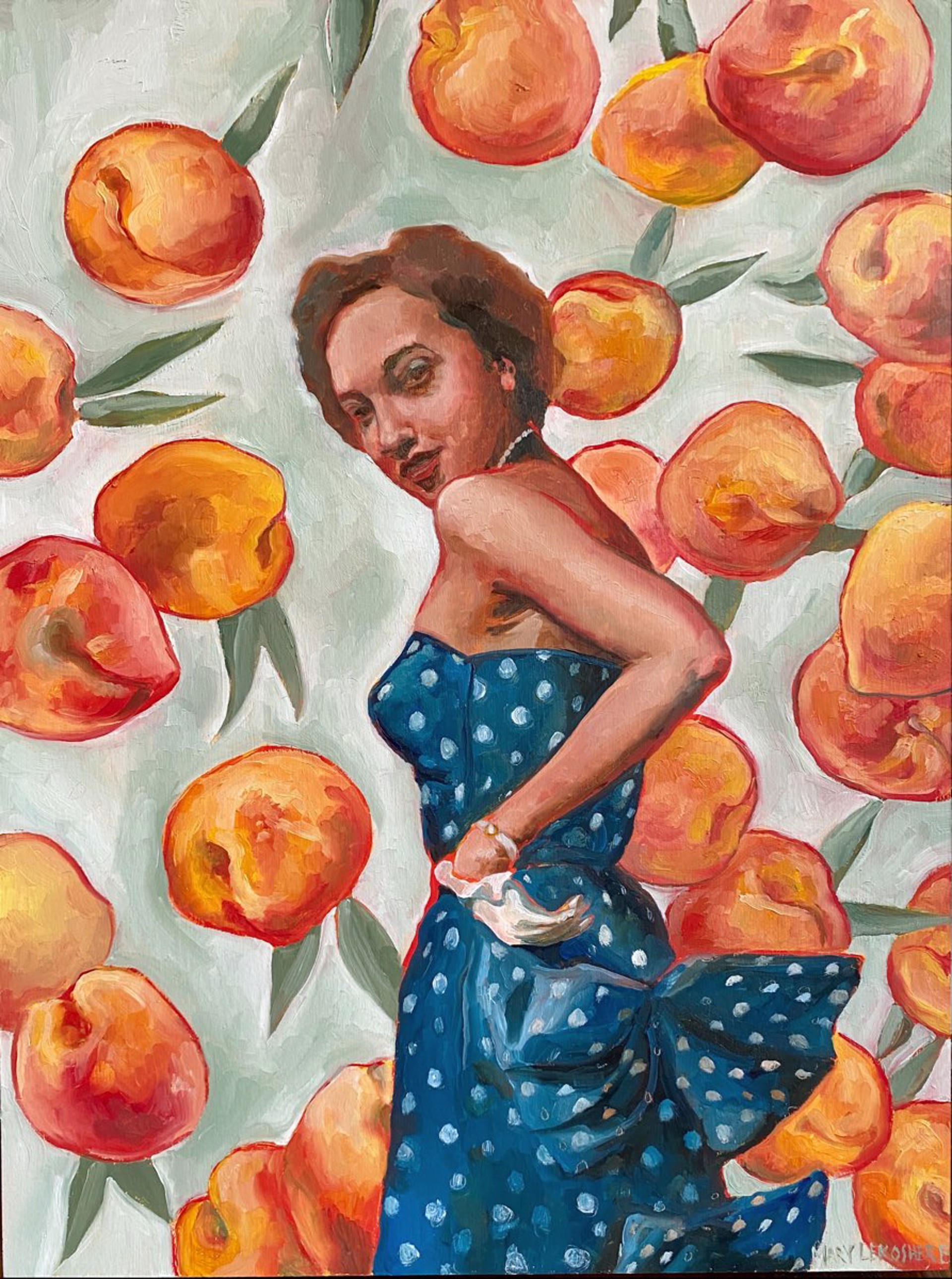 Pretty as a Peach by Mary Lekoshere