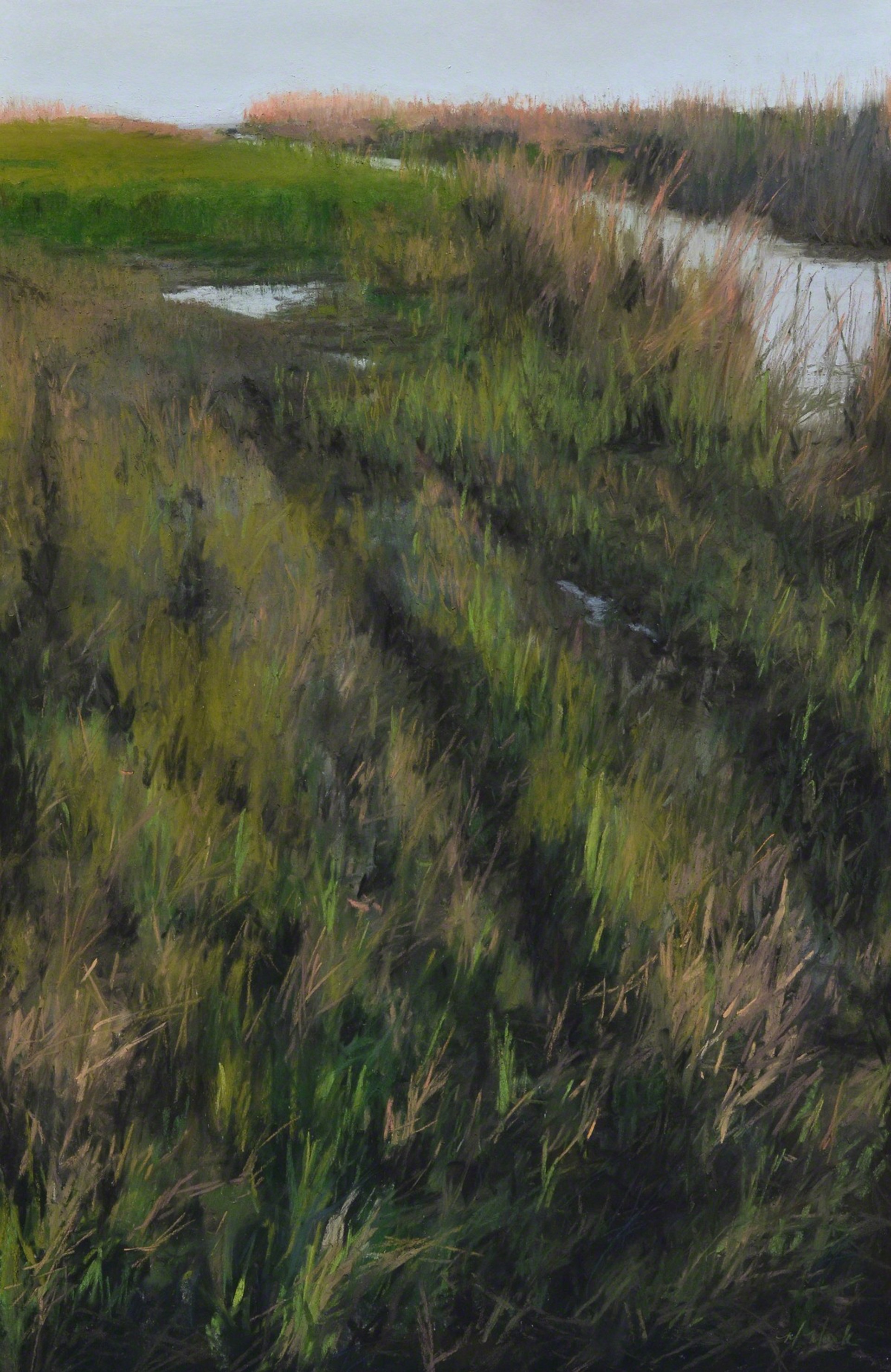 Marsh Tracks by Mary Monk
