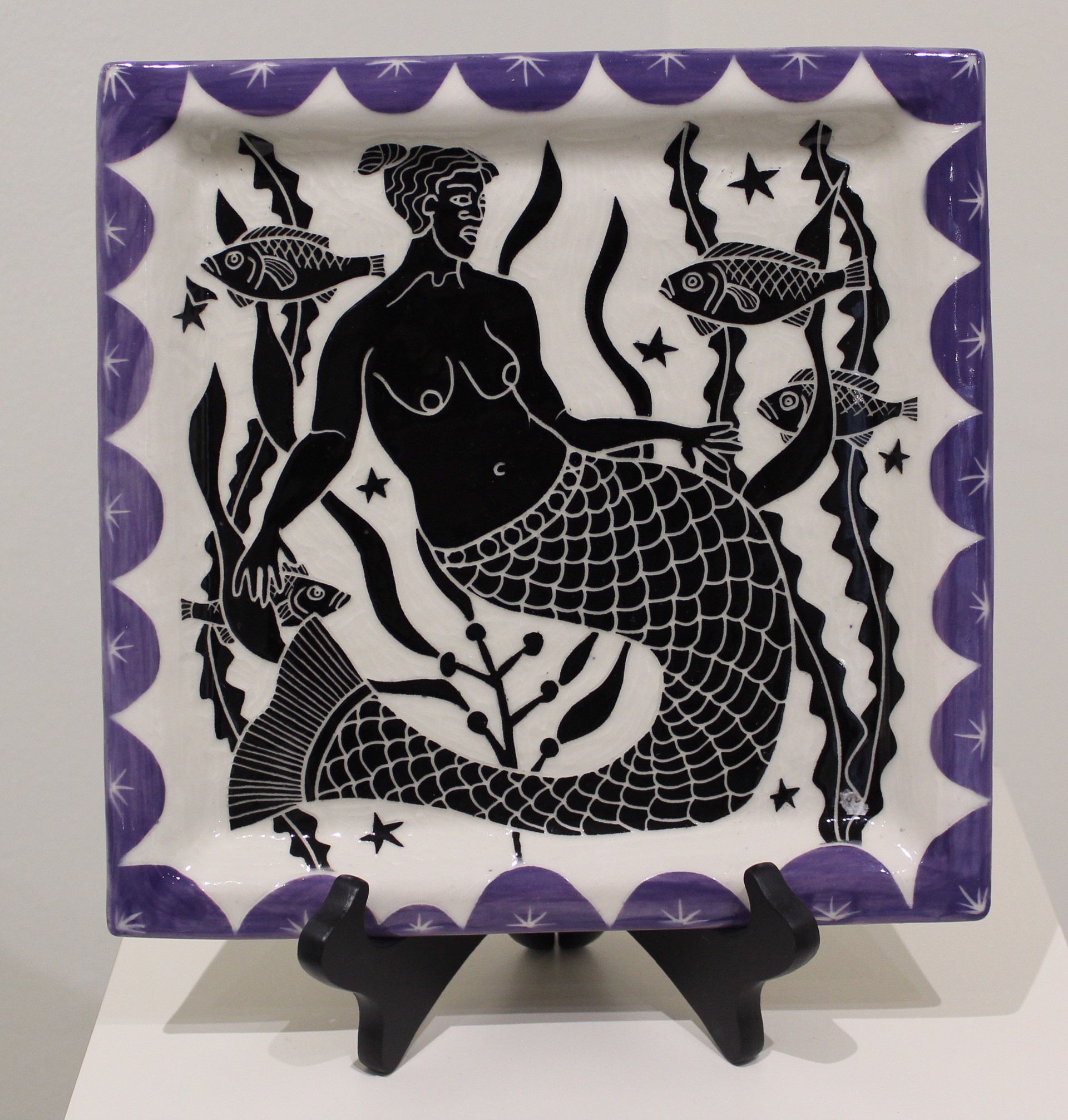 Mermaid Plate by Abbey Kuhe