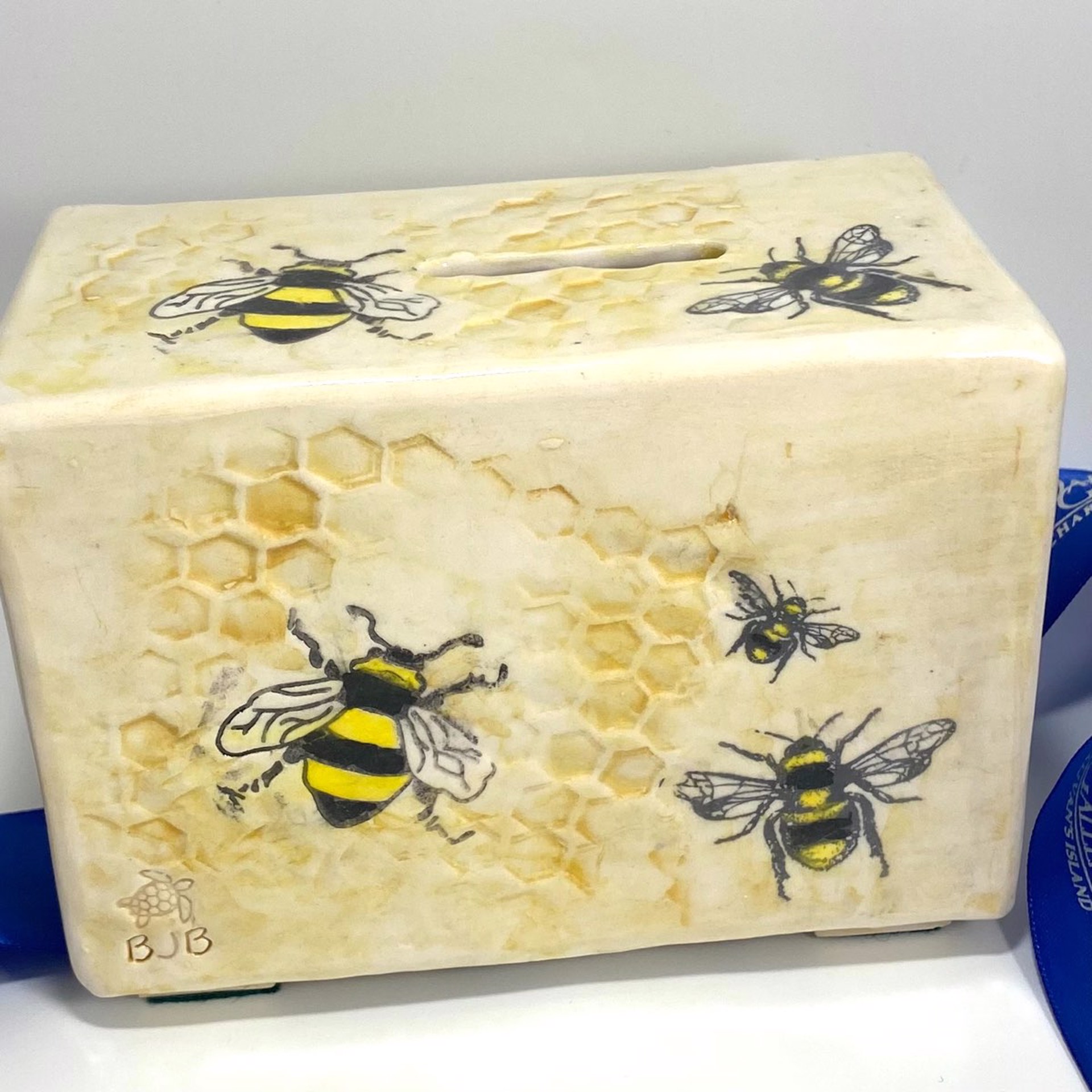 Honey Bee Bank by Barbara Bergwerf, Ceramics