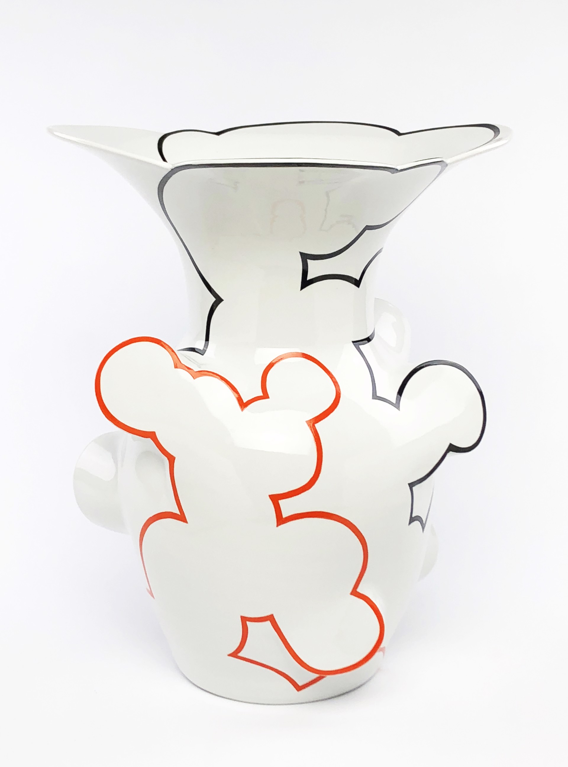 Flared Cloud Vase by Sam Chung
