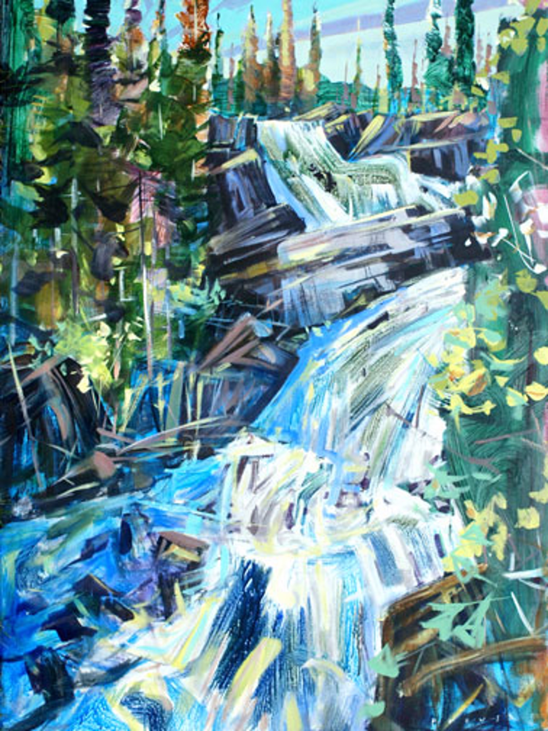 Geraldine Falls, Jasper by Rod Prouse