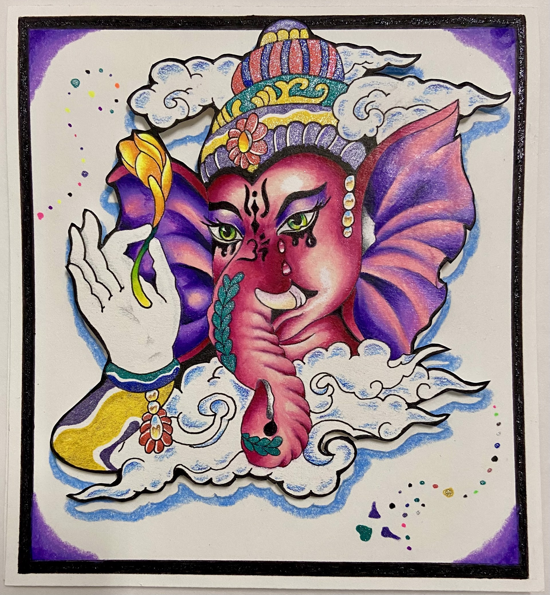 Ganesha Card by Tom McGrath
