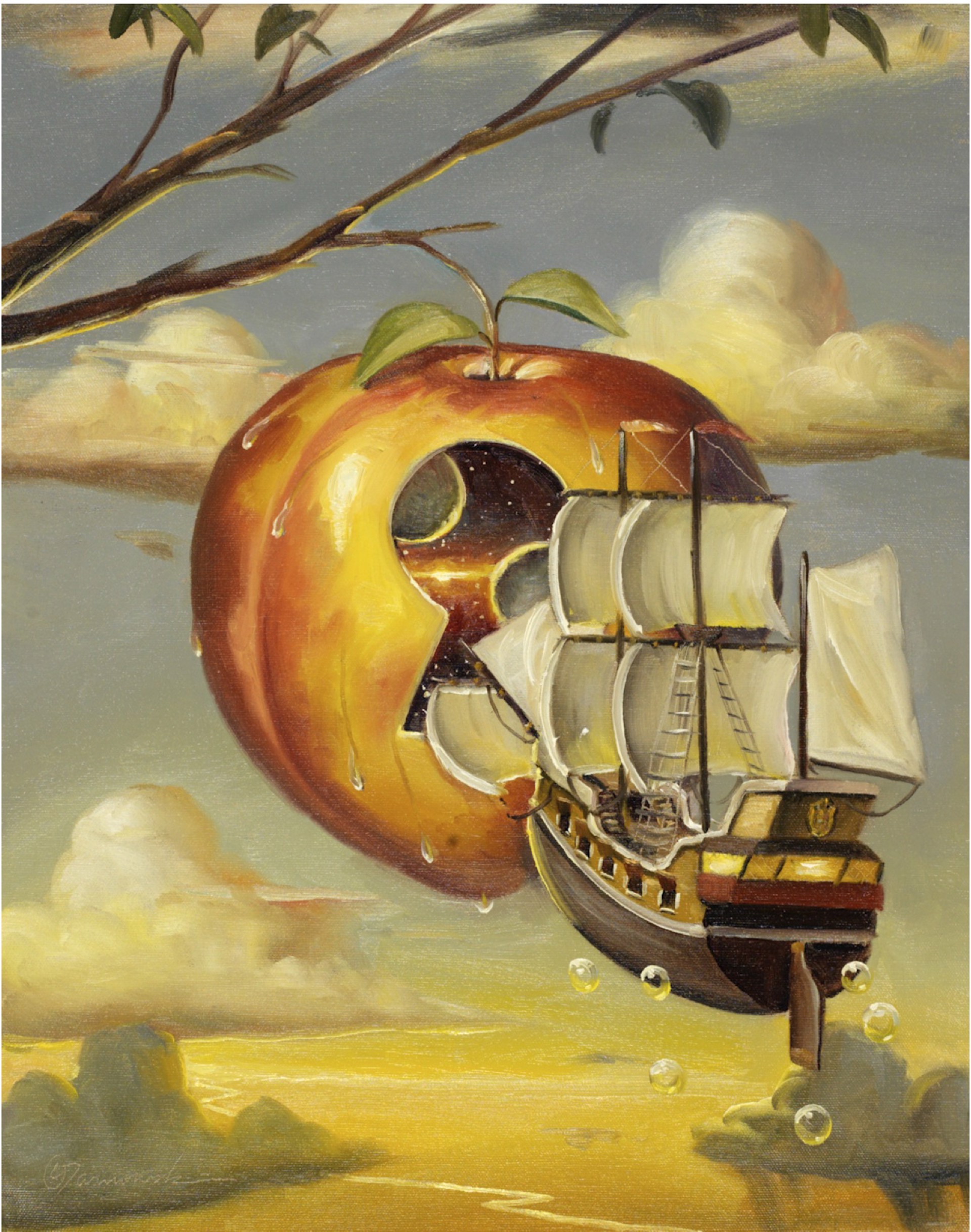 A Peach With A View by Glen Tarnowski