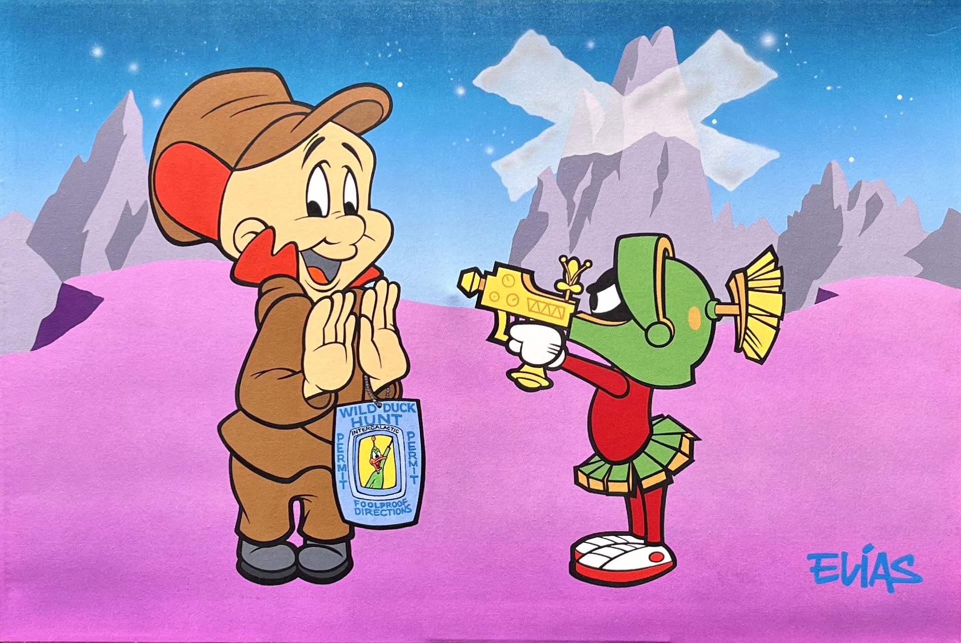 Elmer Fudd and Marvin Martian by Bob Elias (Chuck Jones Collection)
