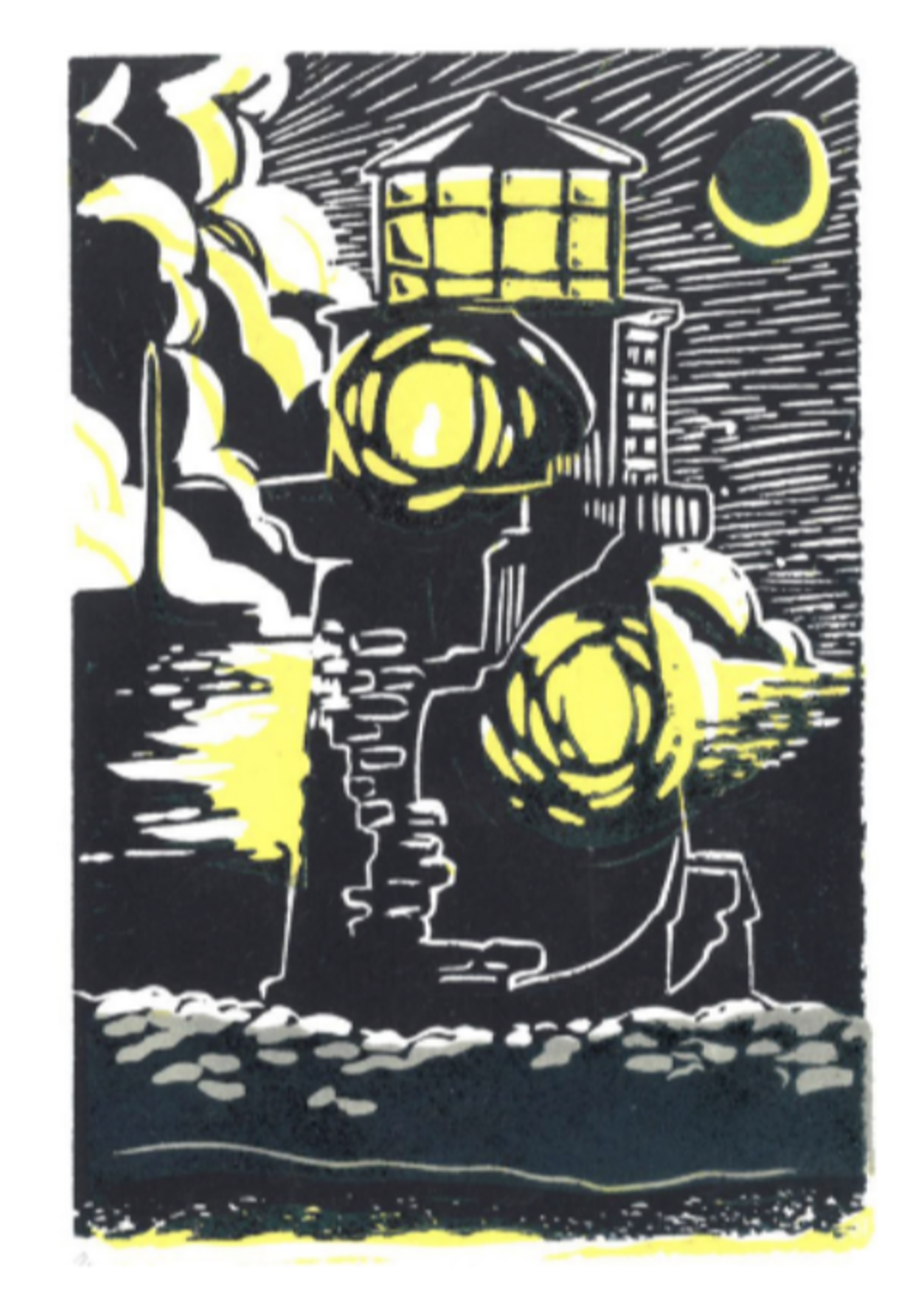 Lighthouse- Printmaking Collaboration by Artists For Humanity