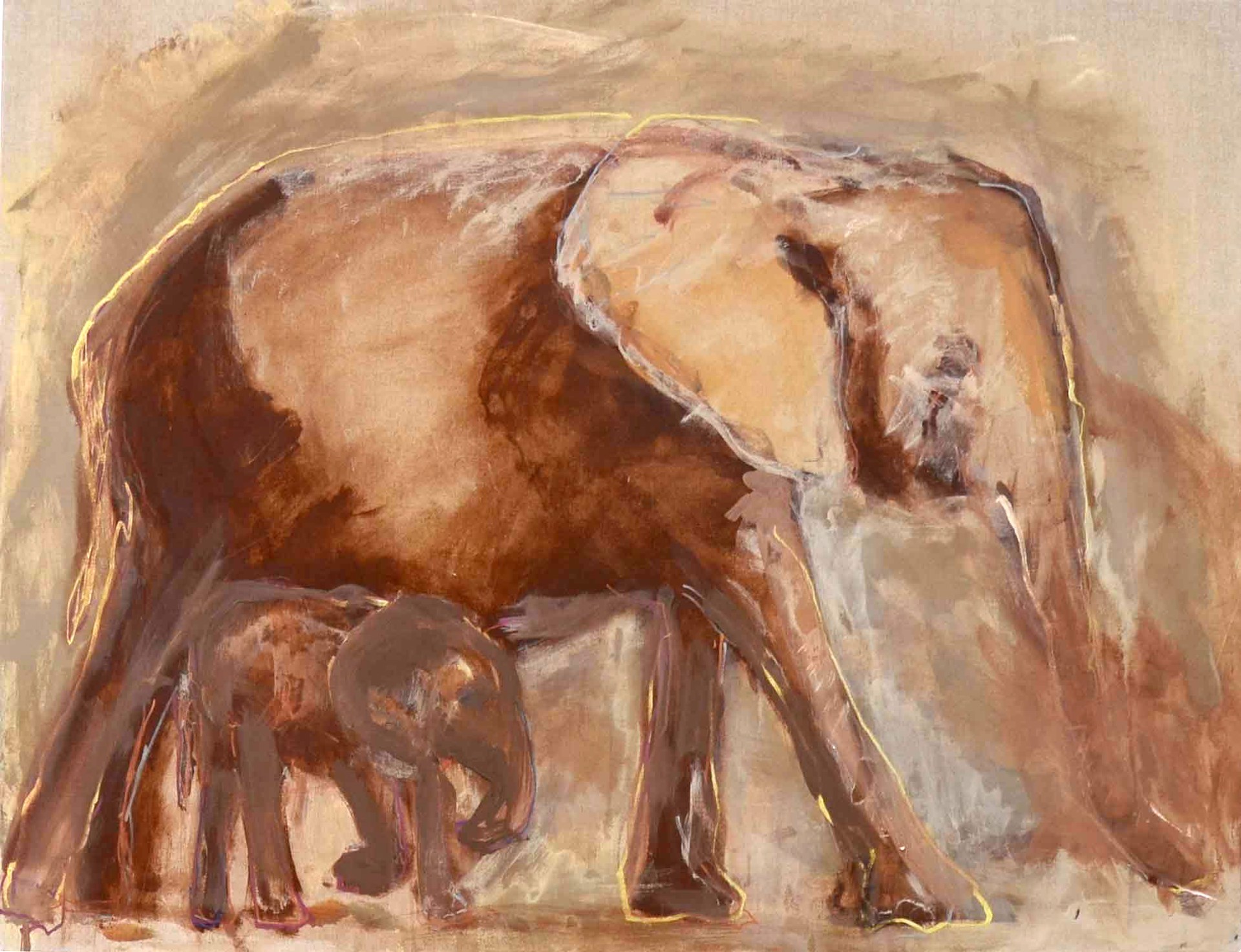 Elephants by Gail Foster