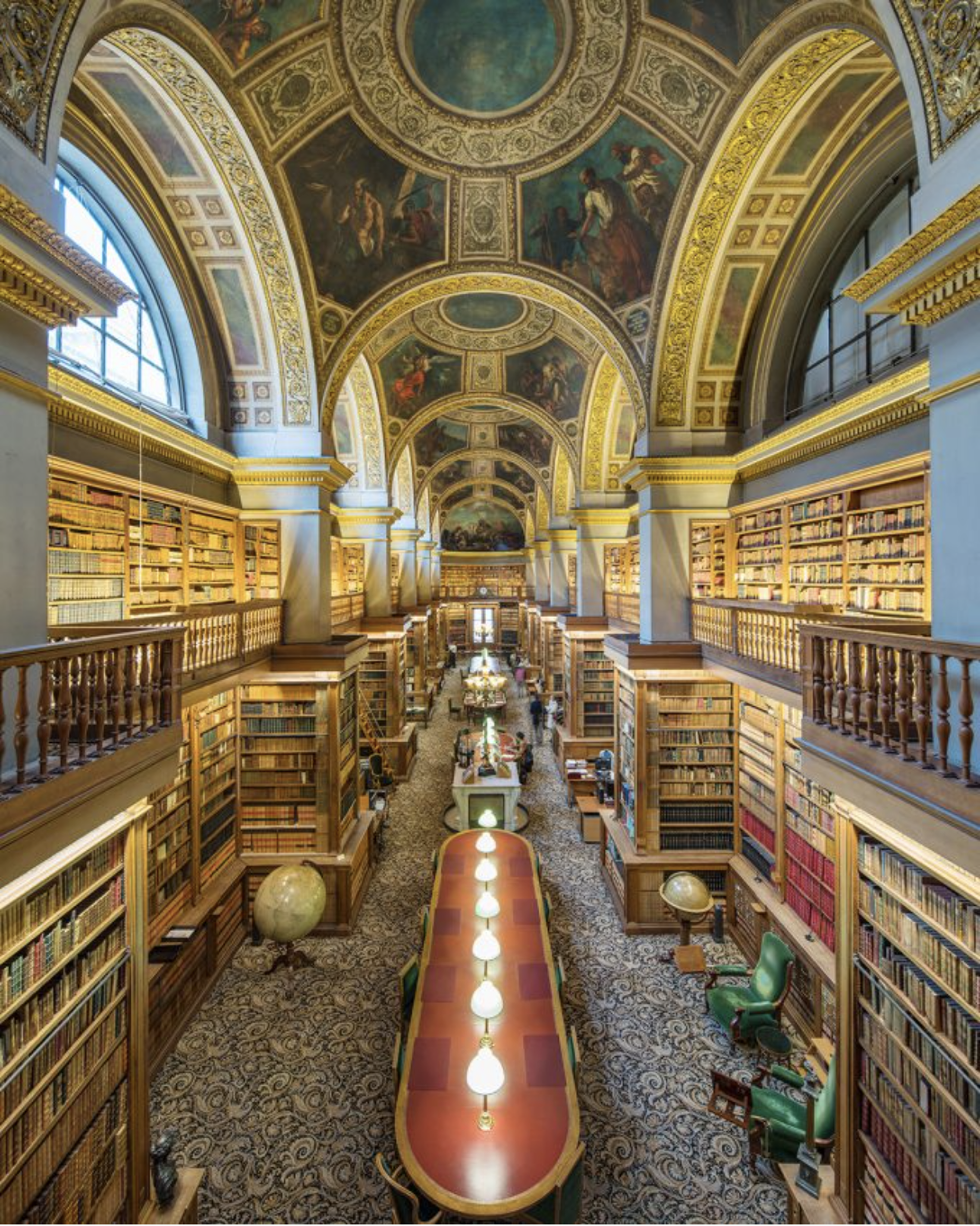 Library of Assemblee Nationale, Paris by Reinhard Gorner