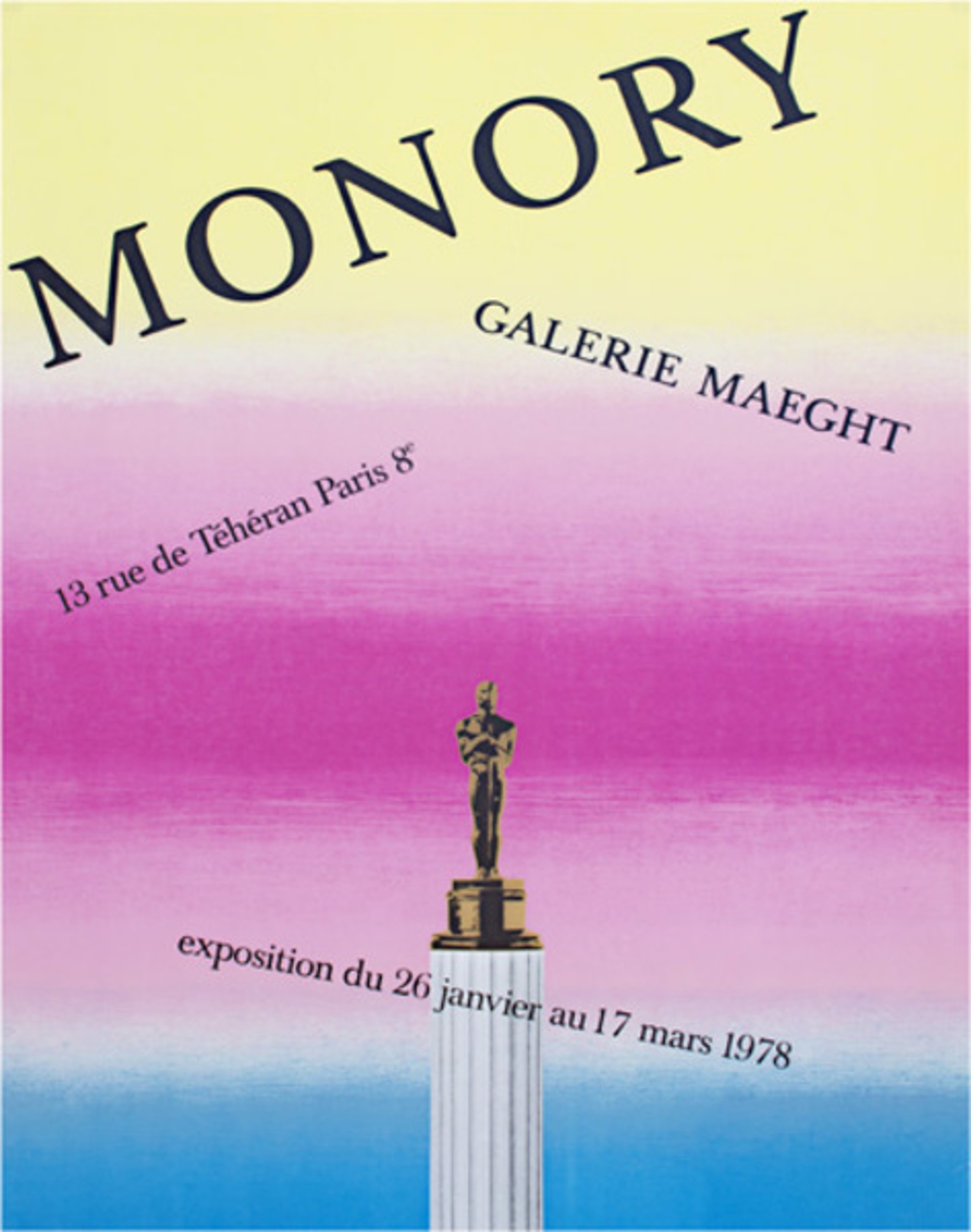 Monory - Galerie Maeght by Jacques Monory