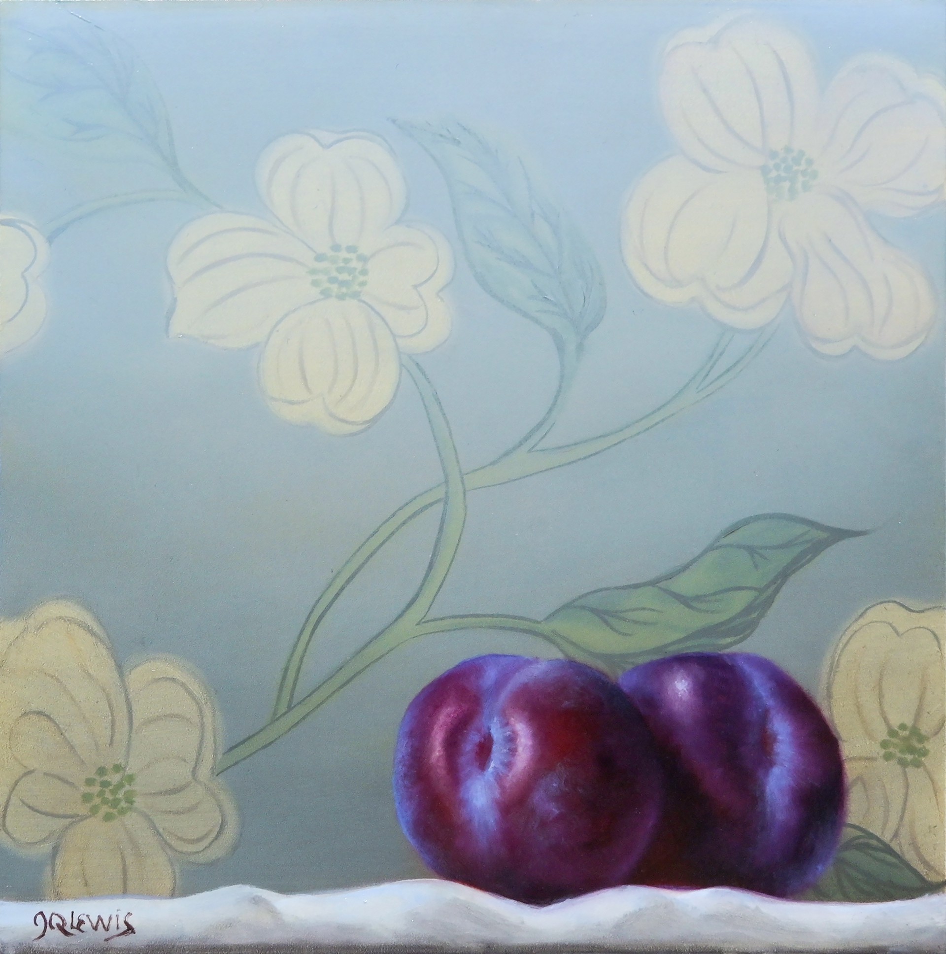 Spring Plums by Jhenna Quinn Lewis