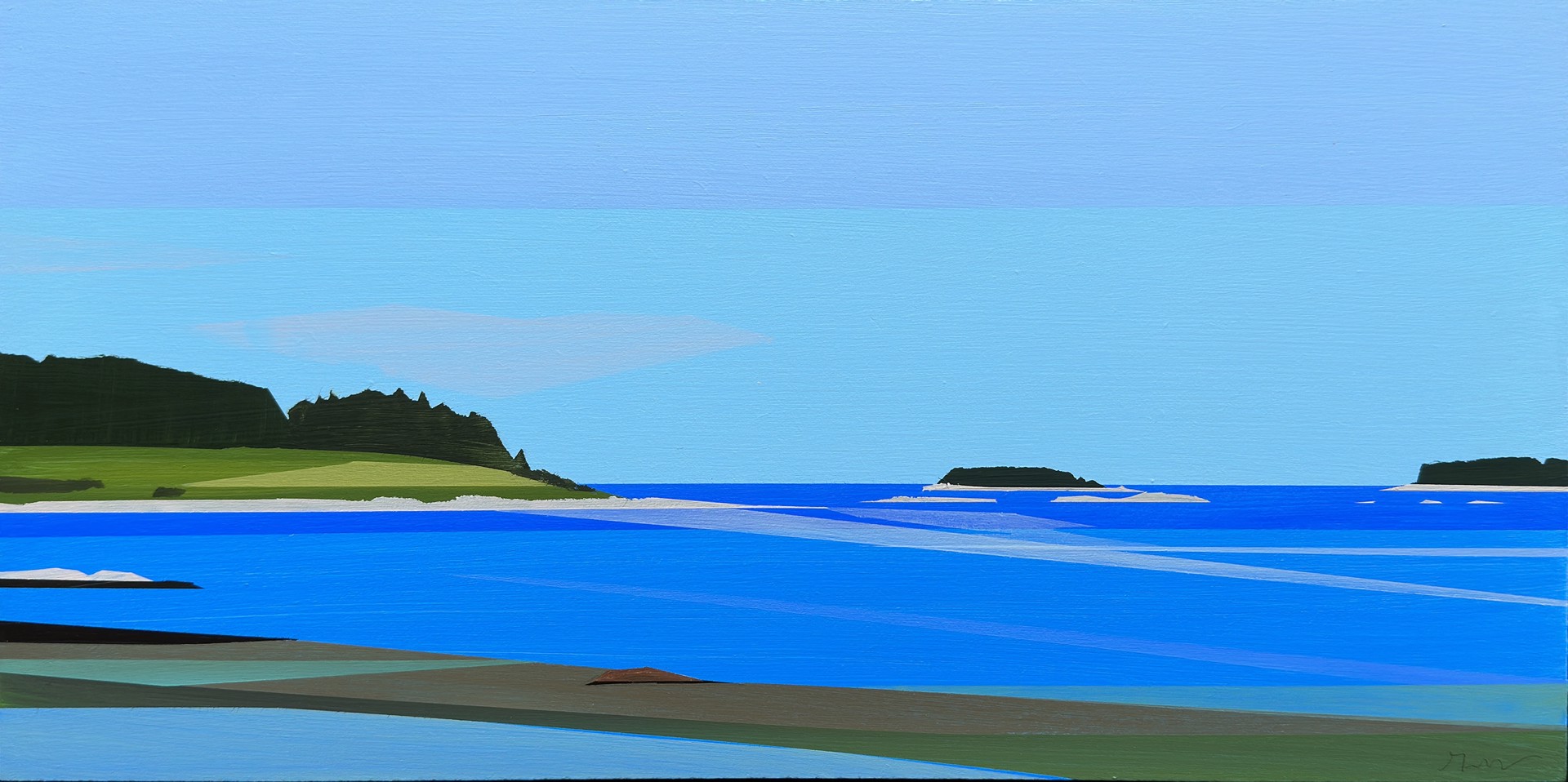 Summer Palette, Birch Island by Greta Van Campen