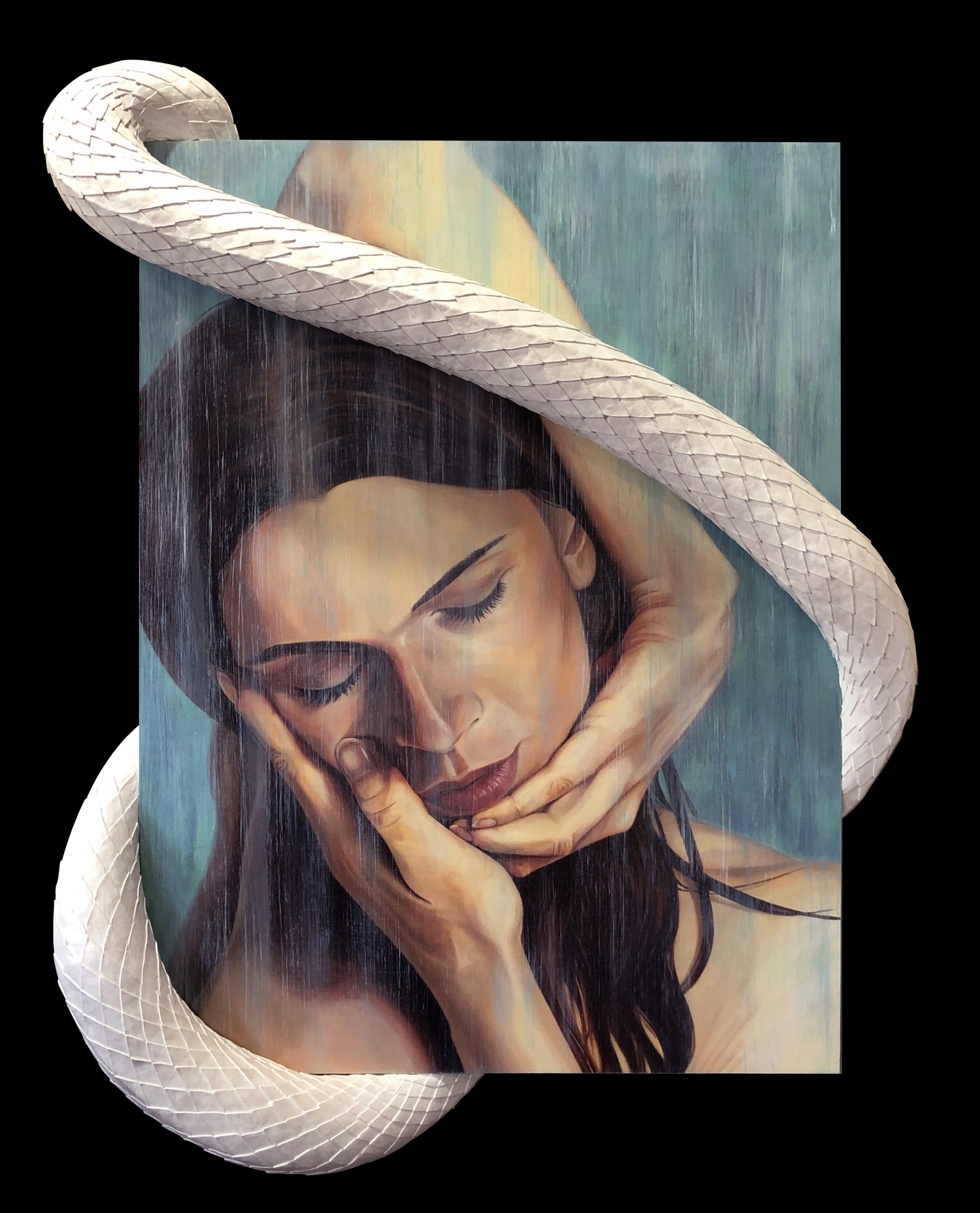 Swimming With Medusa 1 by Lisa Matrundola