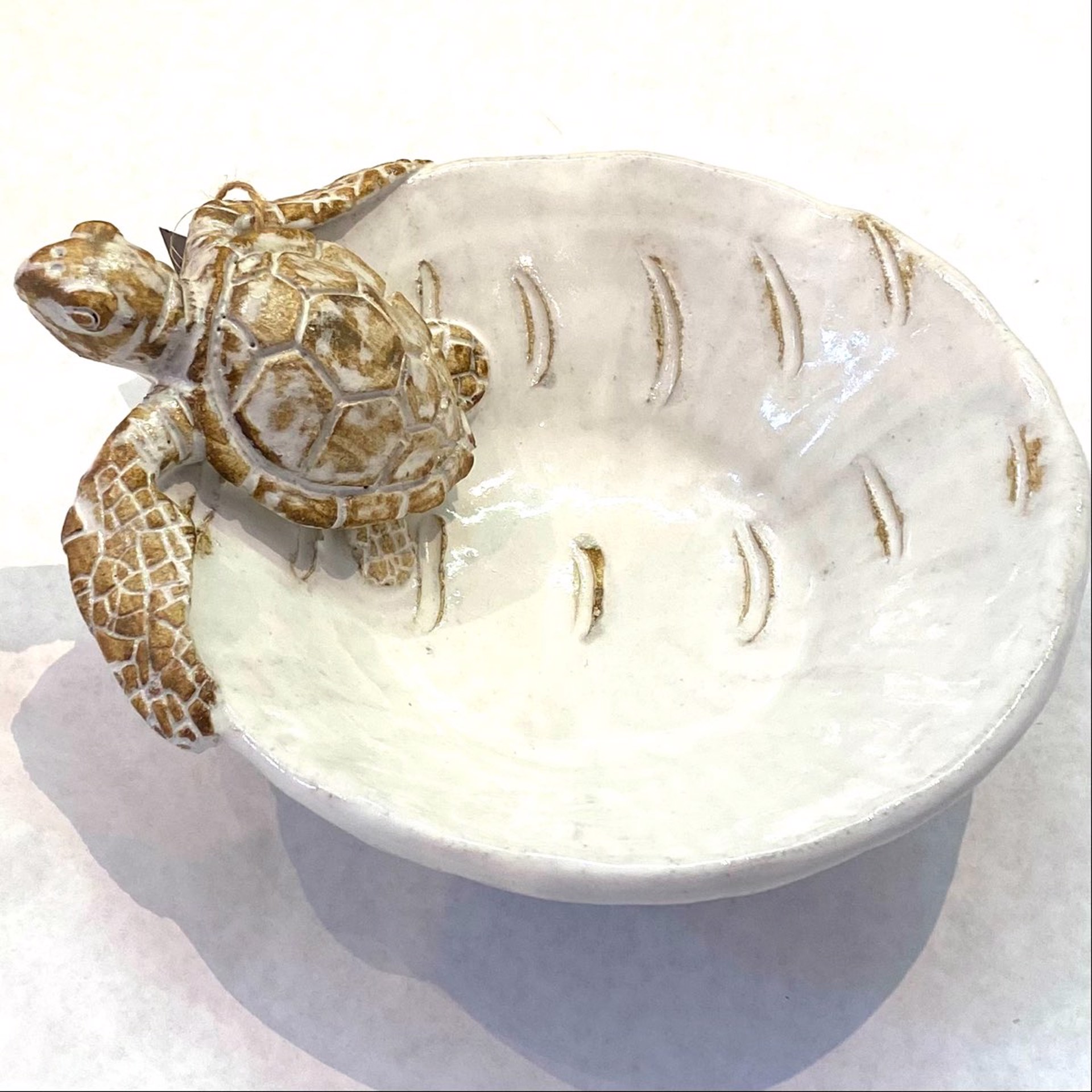 SG22-100 Turtle Bowl (White) by Shayne Greco