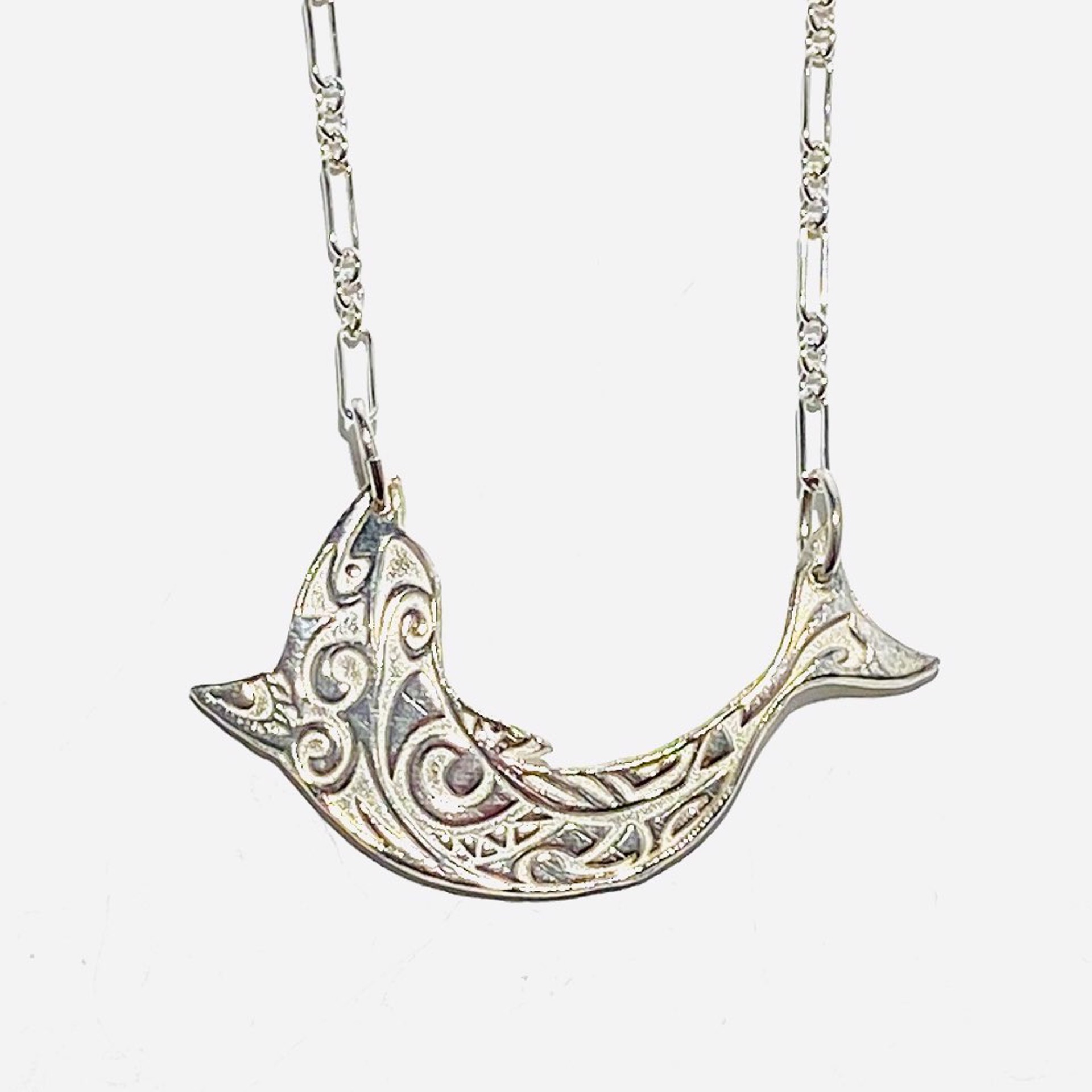 Dolphin Necklace KH23-9 by Karen Hakim