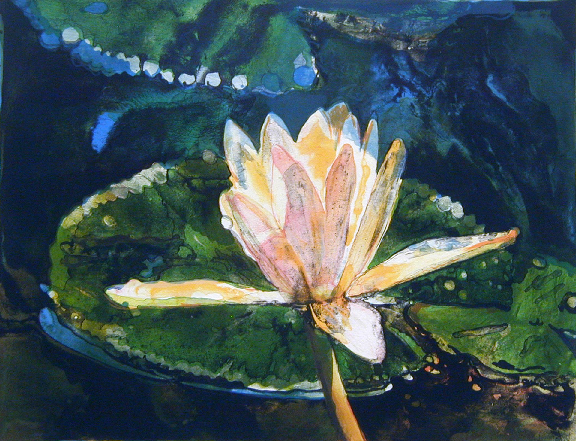 New Lily by Joseph Raffael
