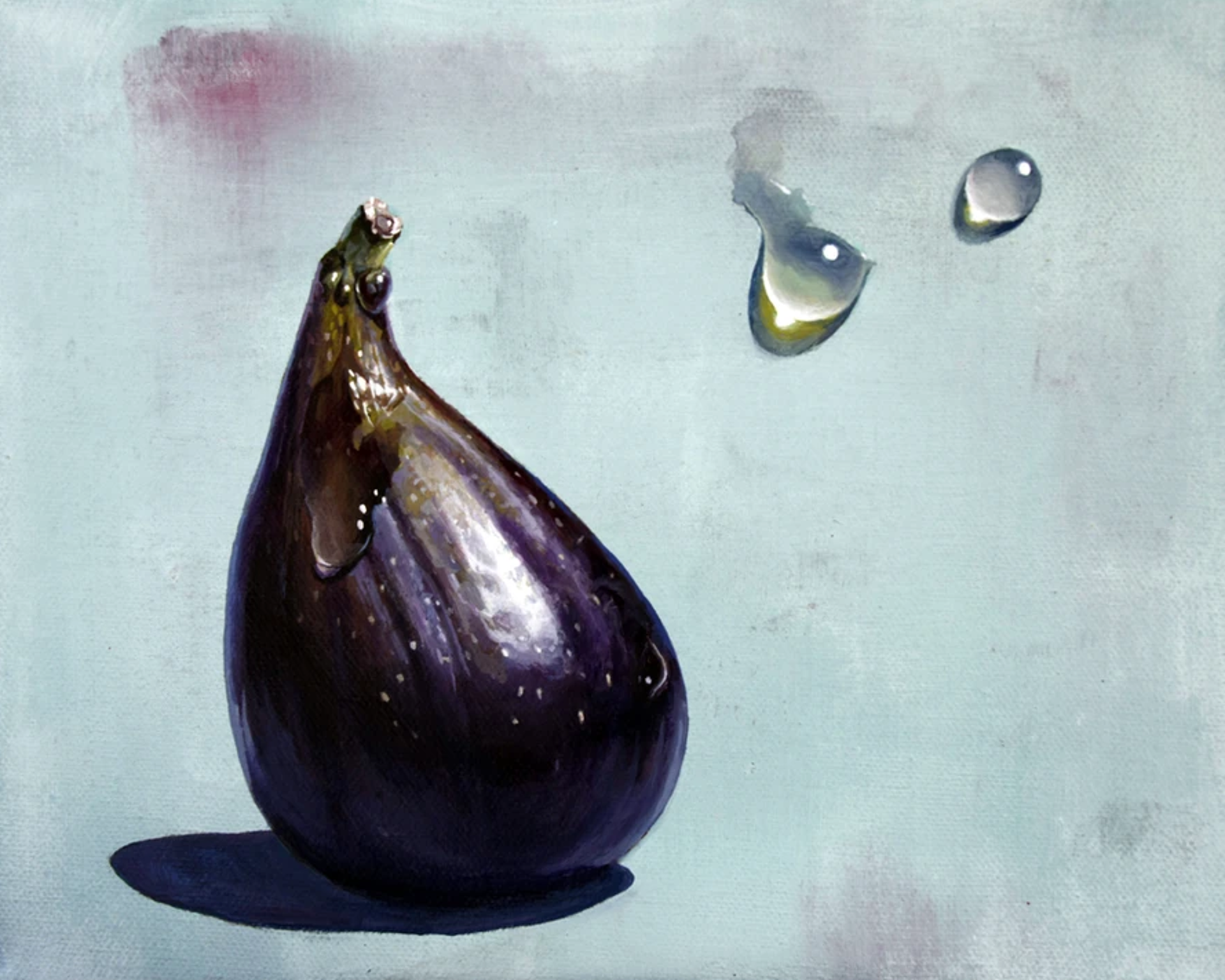 Light of Life - A Fig and Water Drops 22 by Paul Art Lee