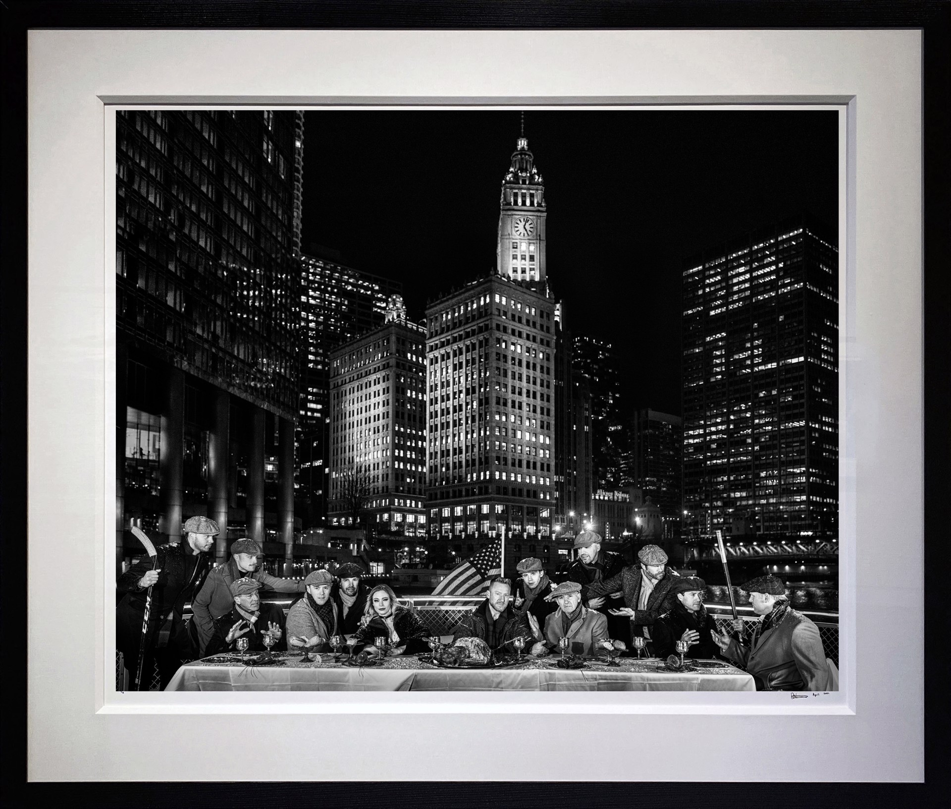 The Last Supper in Chicago by David Yarrow