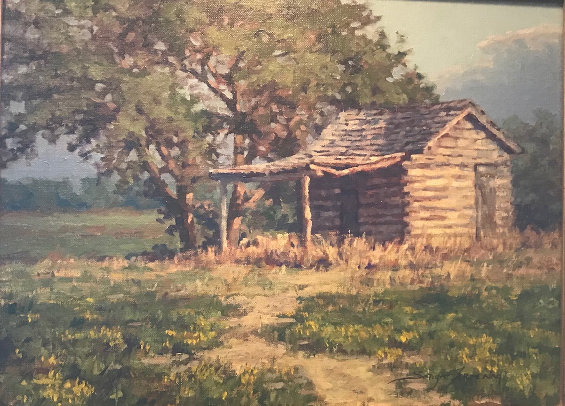 A Cabin at the Fort by Sonya Terpening