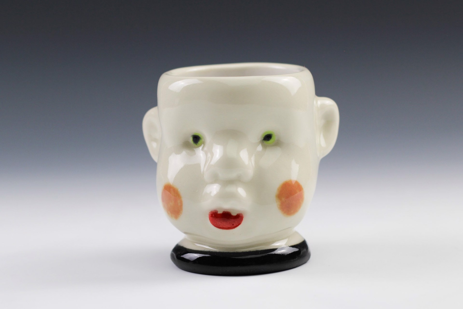 Doll Head Cup by Tom Bartel
