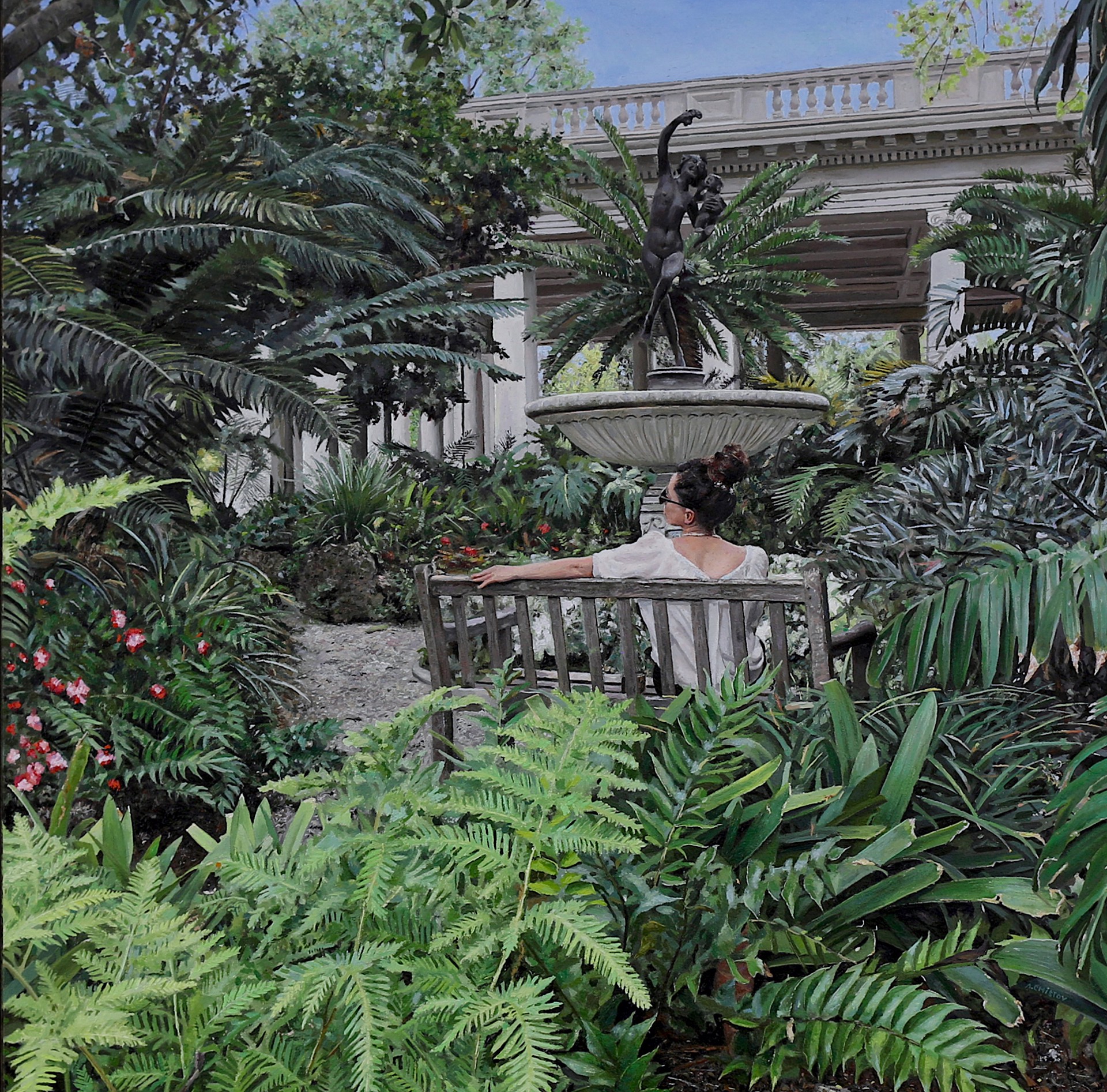 In the Garden' Huntington Library by Alexander Chistov