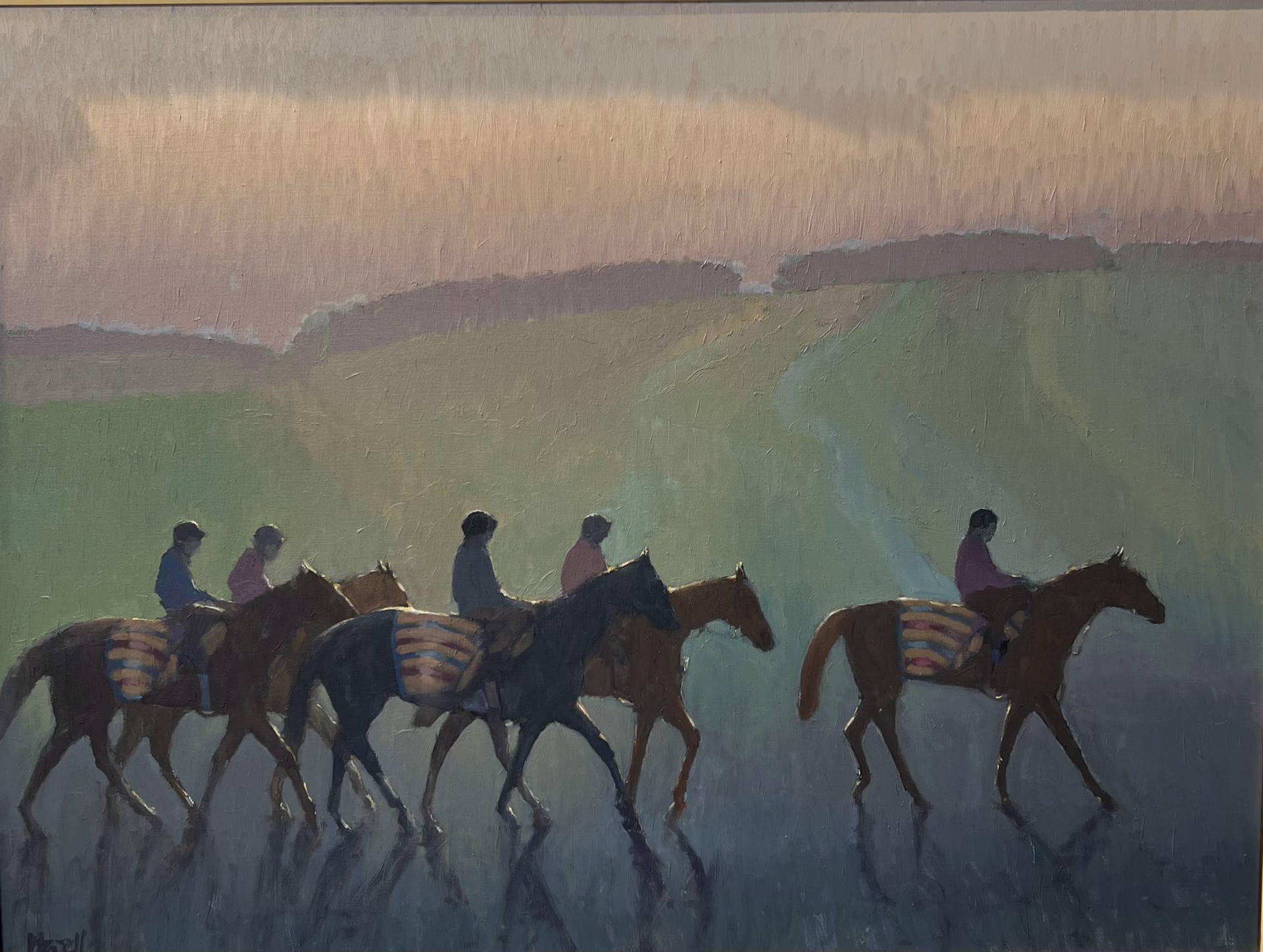 At the Base of Warren Hill Newmarket by Peter Howell